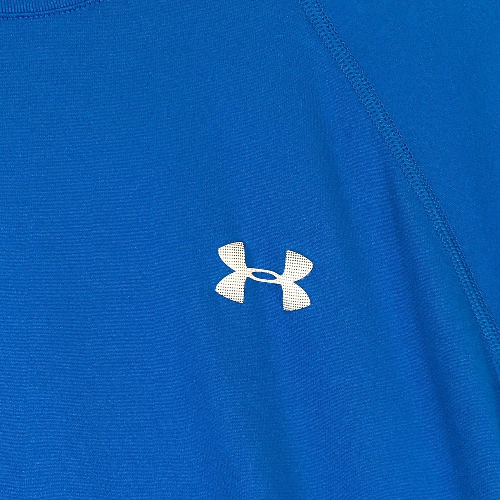 Under Armour Under Armour Shirt Mens M Blue HeatGear Crew T-Shirt Workout Gym Tee Logo Active Fitness Training Size US M / EU 48-50 / 2 - 3 Thumbnail