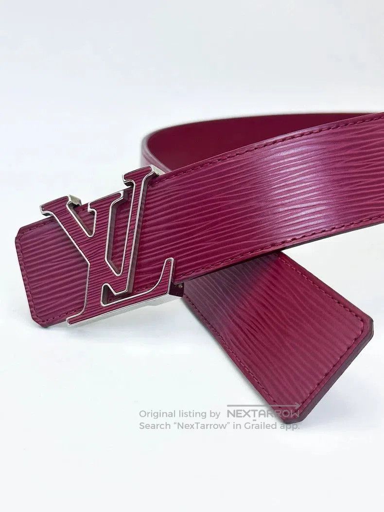 Louis Vuitton louis vuitton leather belt in fuchsia. Size ONE SIZE - 4 Thumbnail