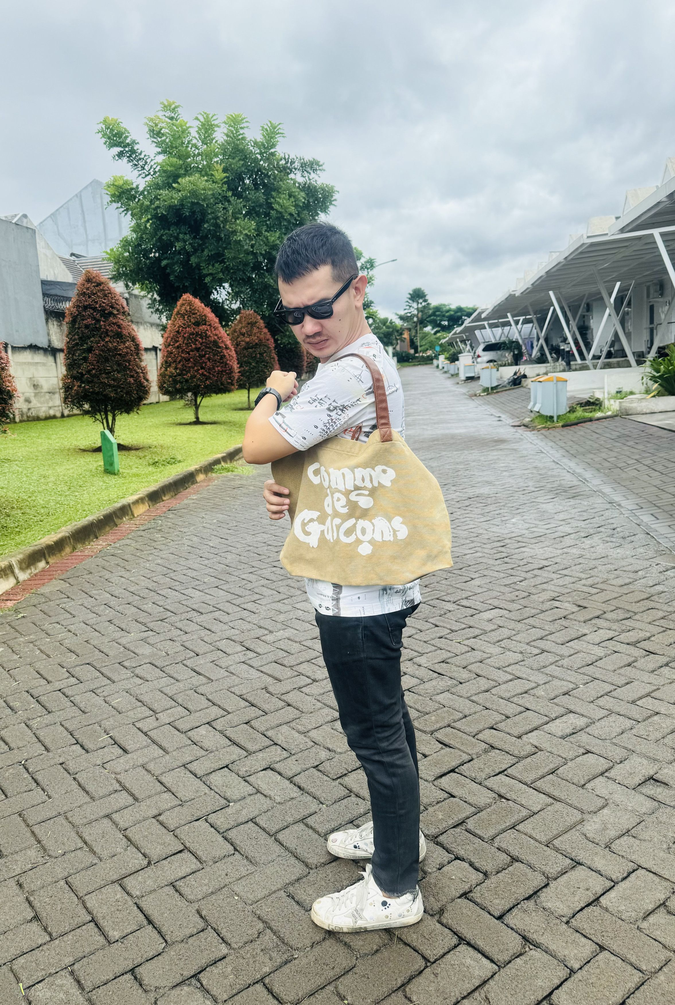 Comme des Garcons × Comme des Garcons Homme Comme des Garcons Tote Bag Size ONE SIZE - 6 Thumbnail