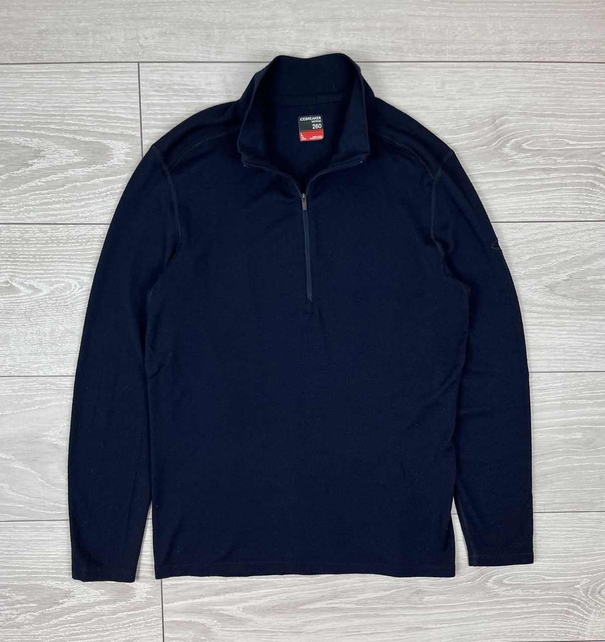 Icebreaker Icebreaker 100% Merino Wool Blue Zip Sweater Size US L / EU 52-54 / 3 - 1 Thumbnail