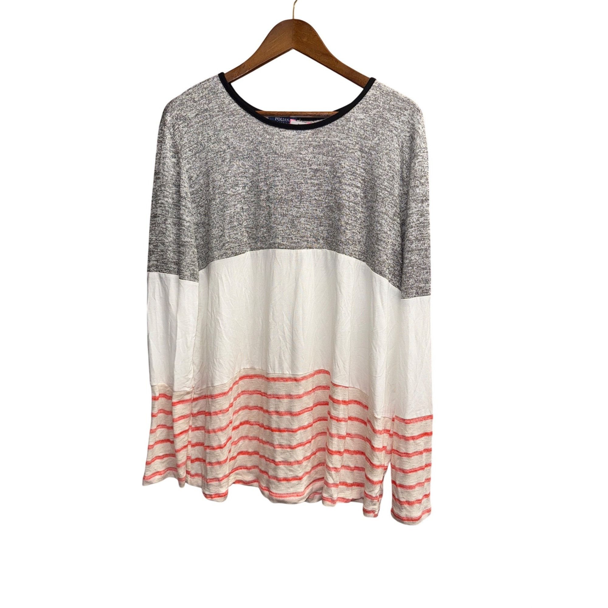 Other Poliana Fashion 3X Womens Color Block Striped Top 63% Polye Size 3XL / US 20-22 - 1 Thumbnail