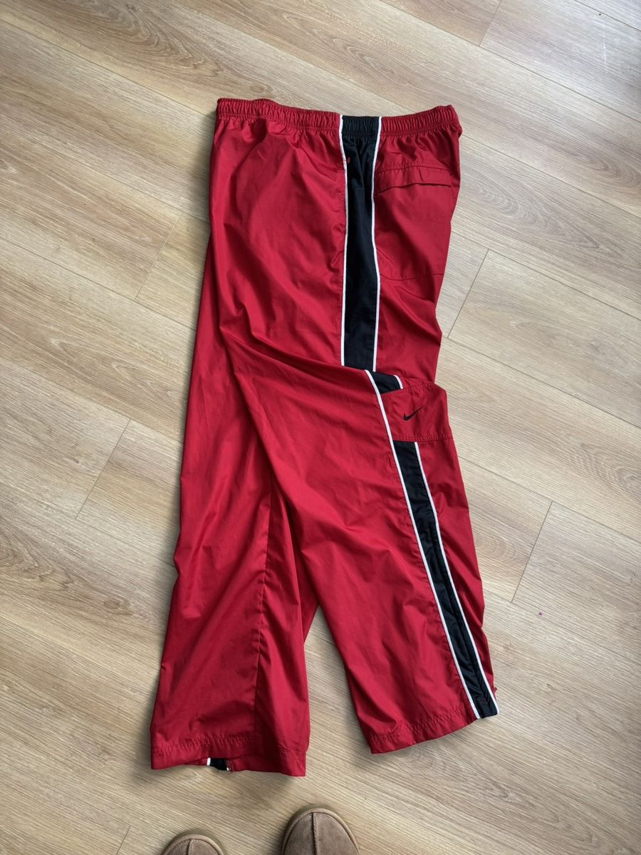 Nike Vintage Baggy Fit Nike Drill Nylon Track Pants Size US 34 / EU 50 - 3 Thumbnail