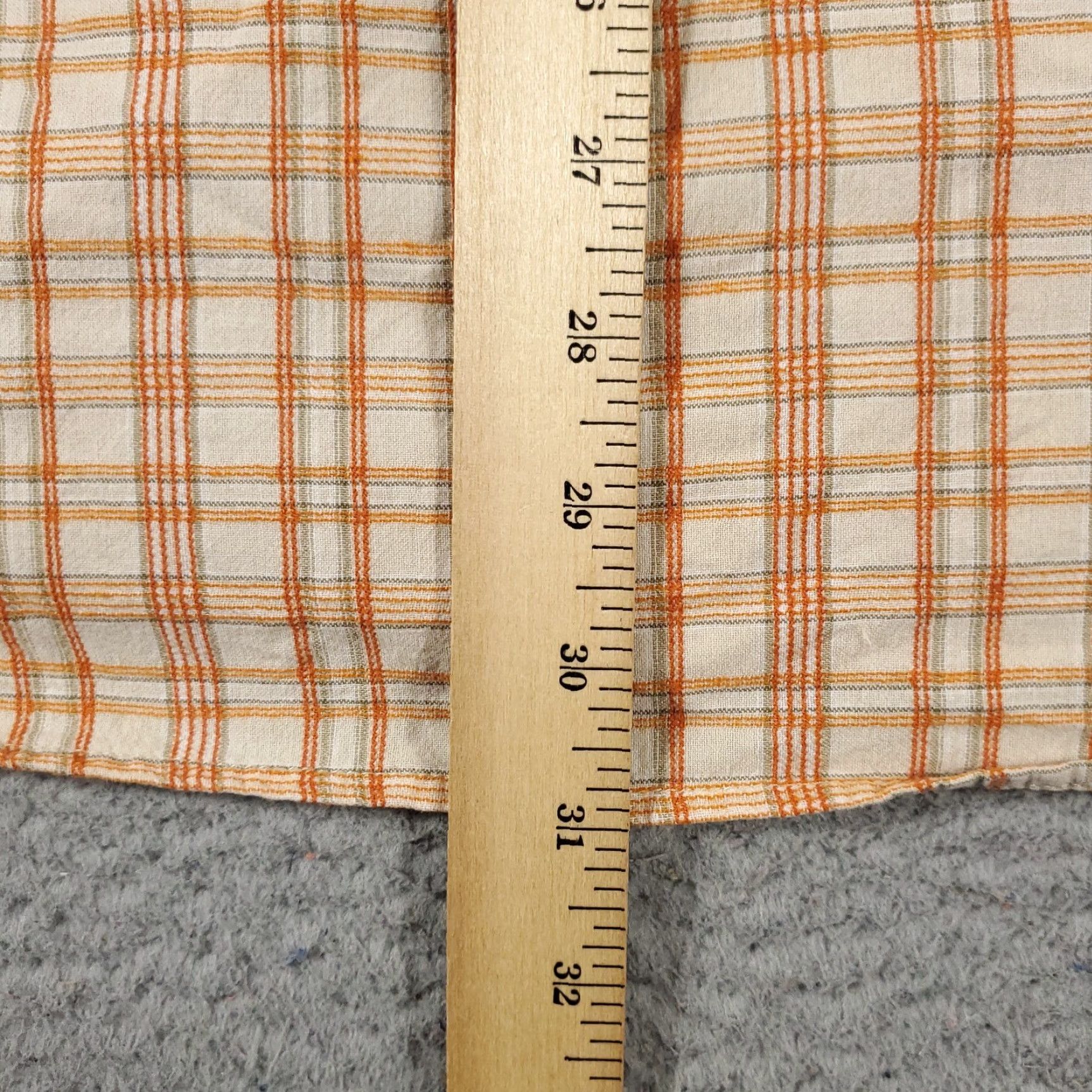 Vintage Columbia Shirt Mens XL Orange Plaid Button-Up Short Sleeve Size US XL / EU 56 / 4 - 6 Thumbnail