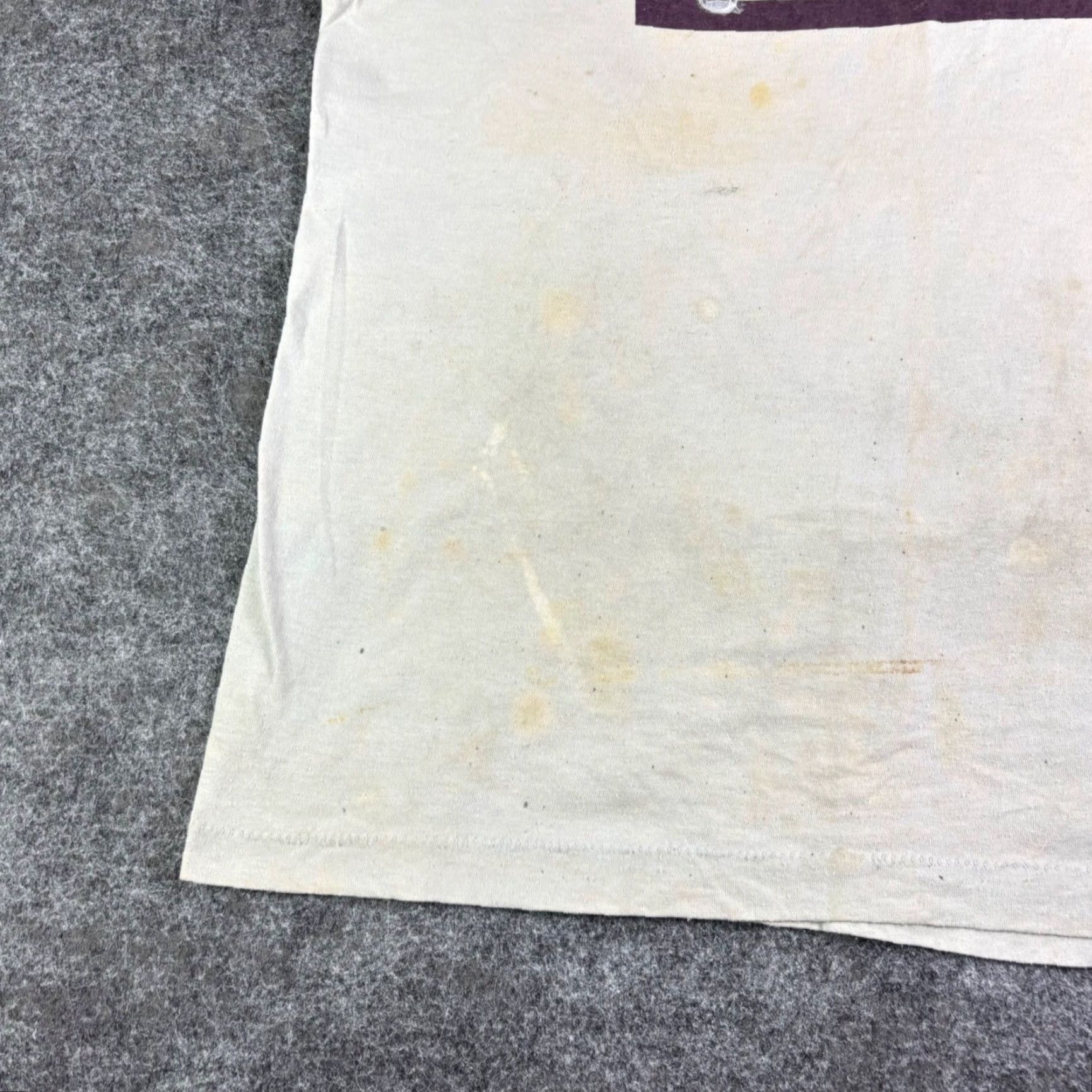 CHOCOOLATE VINTAGE Hershey's Milk Chocolate T Shirt XL White Single Stitch Distressed 80s Mens Graphic Tee Short Sleeve Grunge U.S. Cotton Blend 1980s Size US XL / EU 56 / 4 - 7 Thumbnail