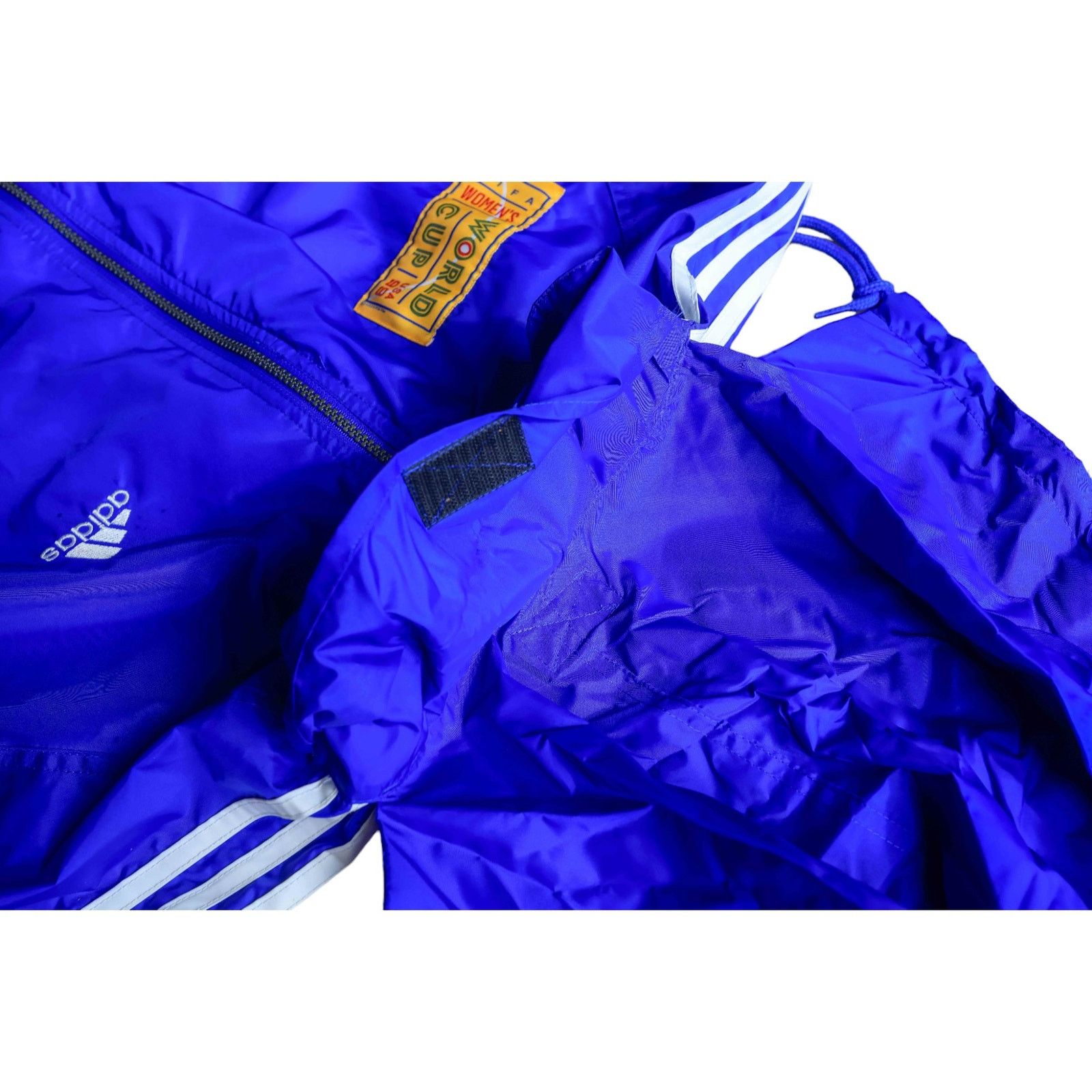 Adidas Women's World Cup 1999 Adidas L Windbreaker w Stuffed Hood Size L / US 10 / IT 46 - 6 Thumbnail