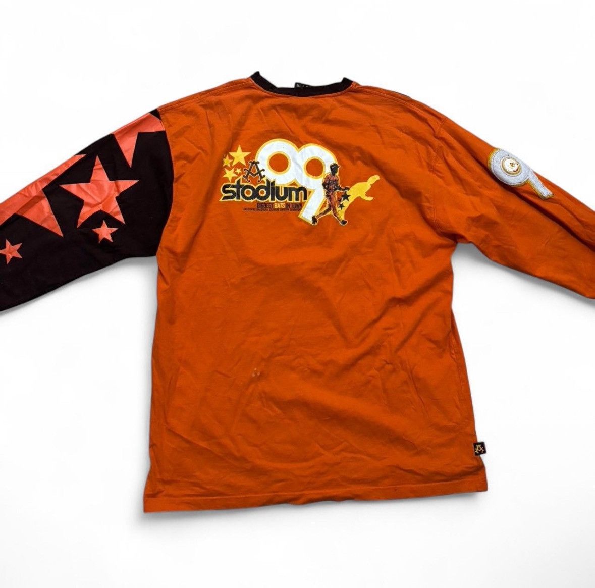Akademiks × Japanese Brand × Vintage RARE Y2K Orange Akademiks long sleeve tee Size US XXL / EU 58 / 5 - 2 Thumbnail
