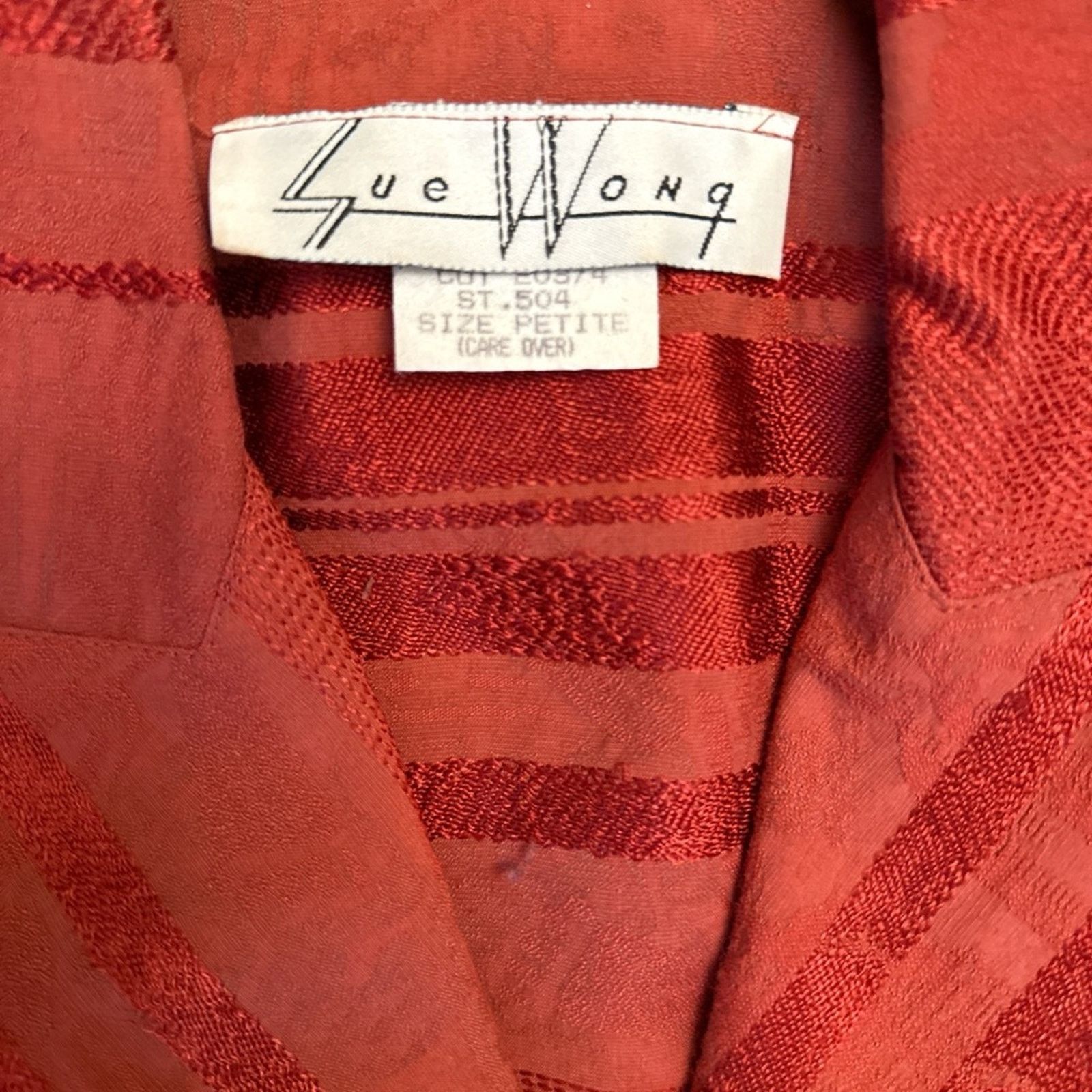 Other Vintage 1980s Sue Wong Elegant Rust Skirt Set Size XS / US 0-2 / IT 36-38 - 3 Thumbnail
