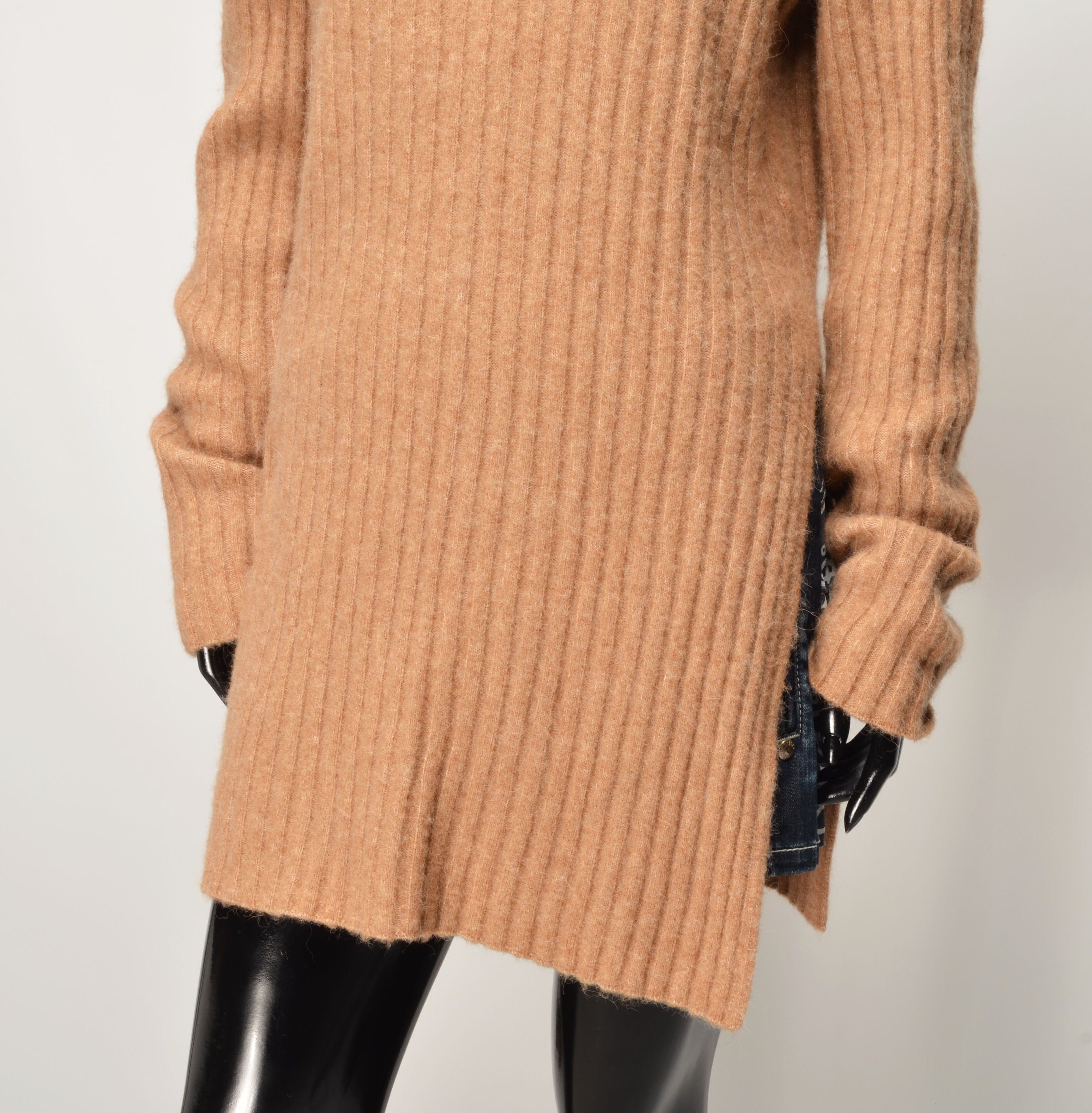 Arket Arket Alpaca Merino Soft Cozy Ribbet Long Sweater Size L / US 10 / IT 46 - 11 Thumbnail