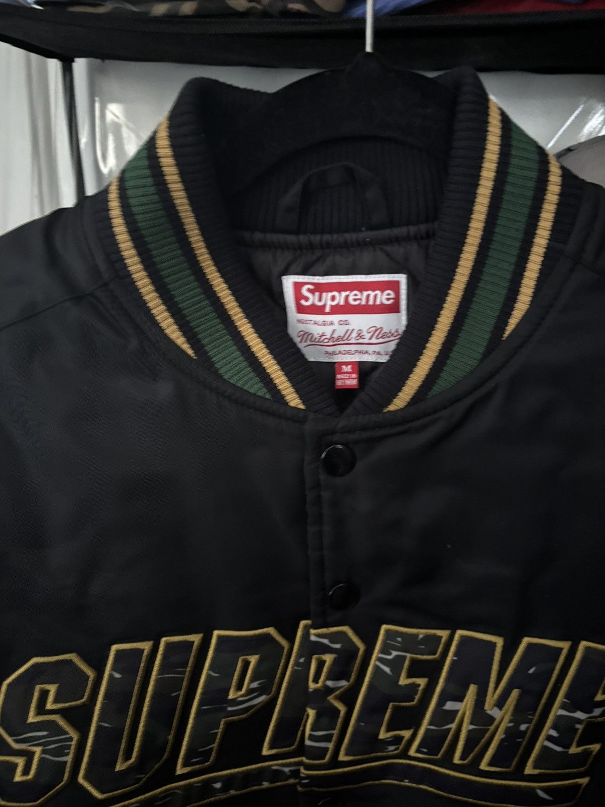Mitchell & Ness × Supreme Supreme Mitchell & Ness bomber jacket Size US M / EU 48-50 / 2 - 2 Thumbnail