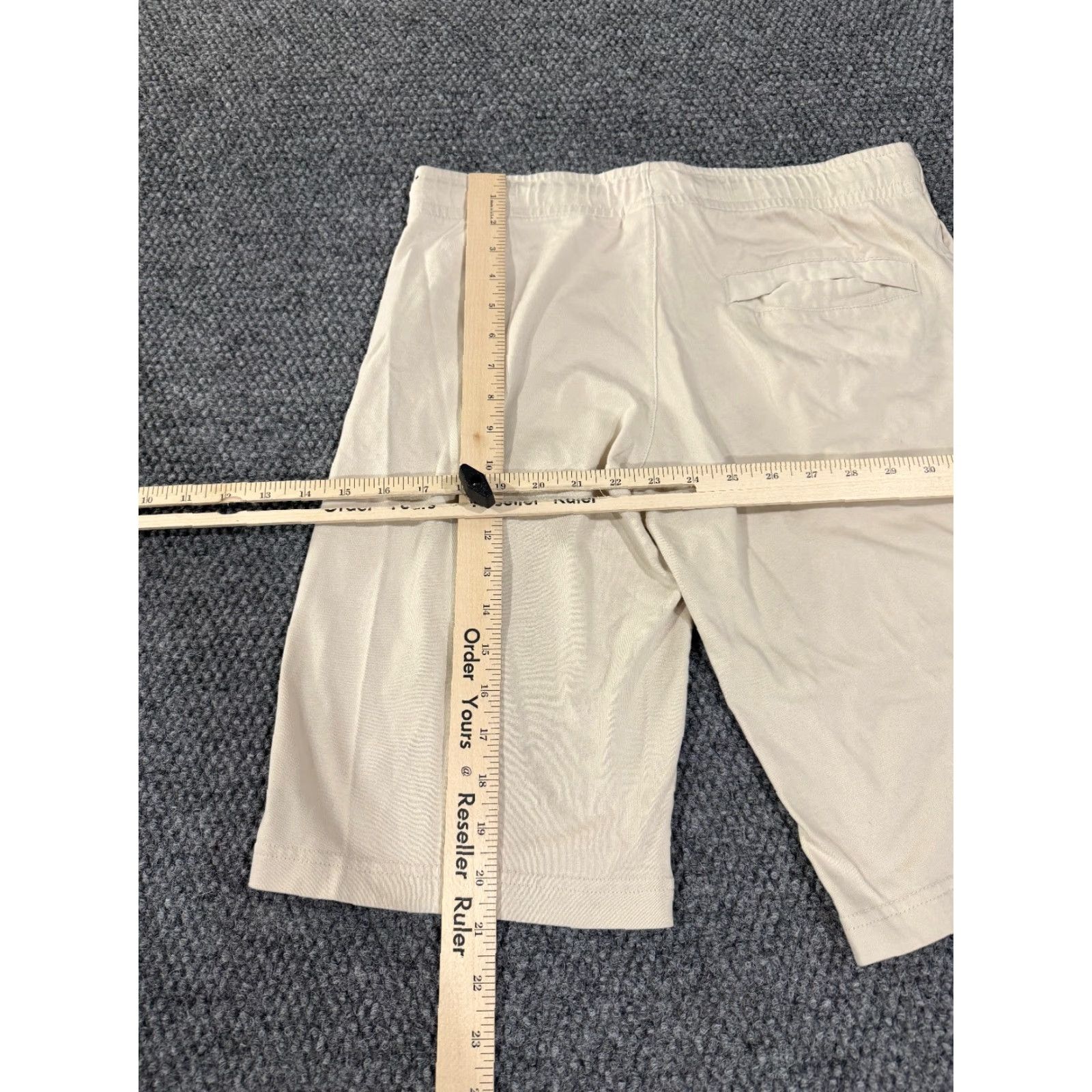 Nike Nike Athletic Shorts Mens Small White Drawstring Swoosh Logo Casual Sports Size US 29 - 7 Thumbnail