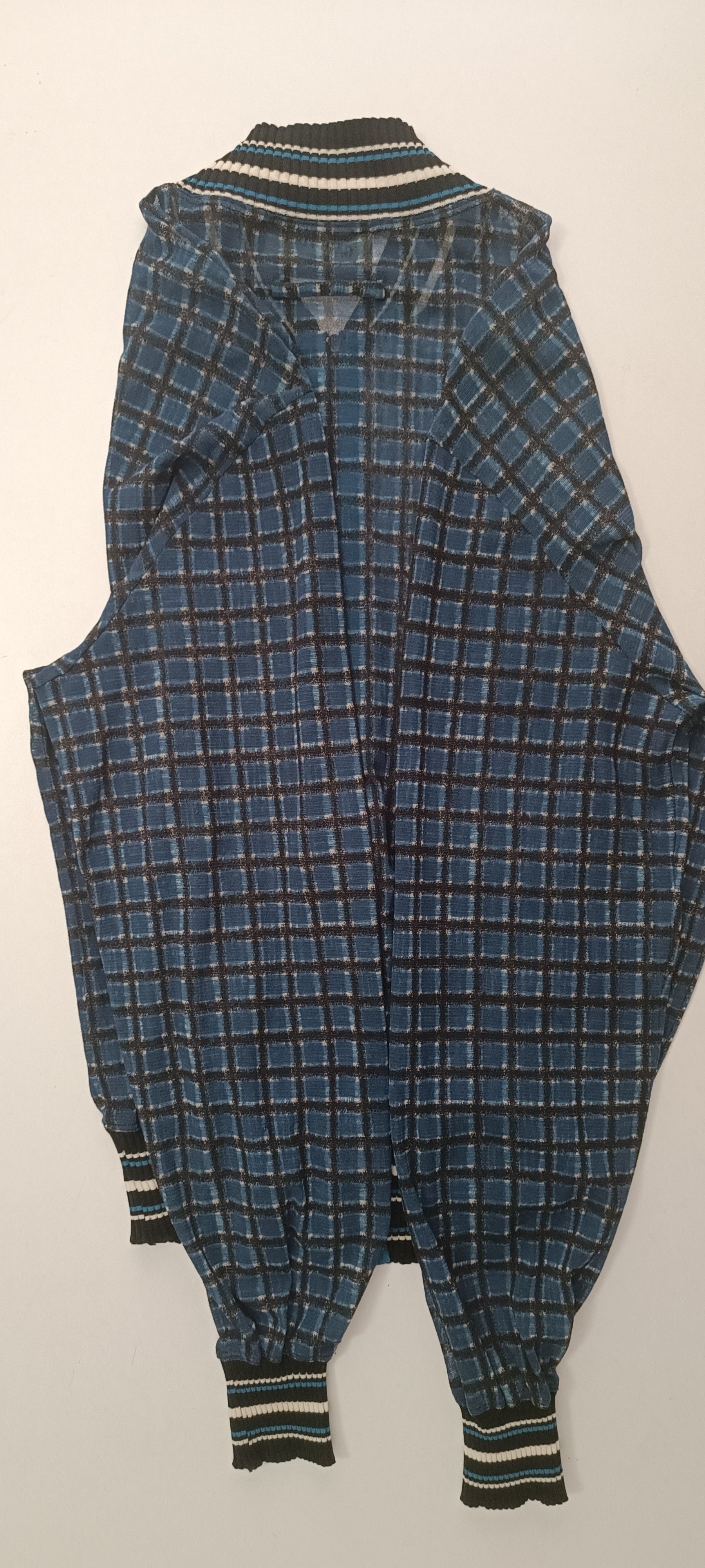 Jean Paul Gaultier SS1999 - Light jacket in nylon mesh with a checkered print Size US S / EU 44-46 / 1 - 25 Thumbnail