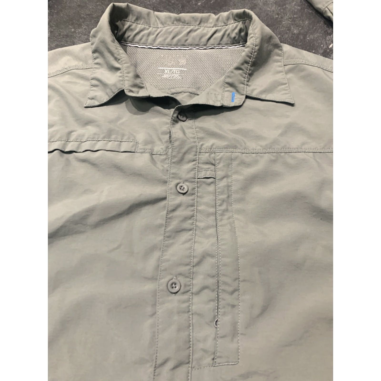 Mountain Hardwear MOUNTAIN HARDWEAR Canyon Long Sleeve Button-Up Shirt XL Green Mens Size US XL / EU 56 / 4 - 3 Thumbnail