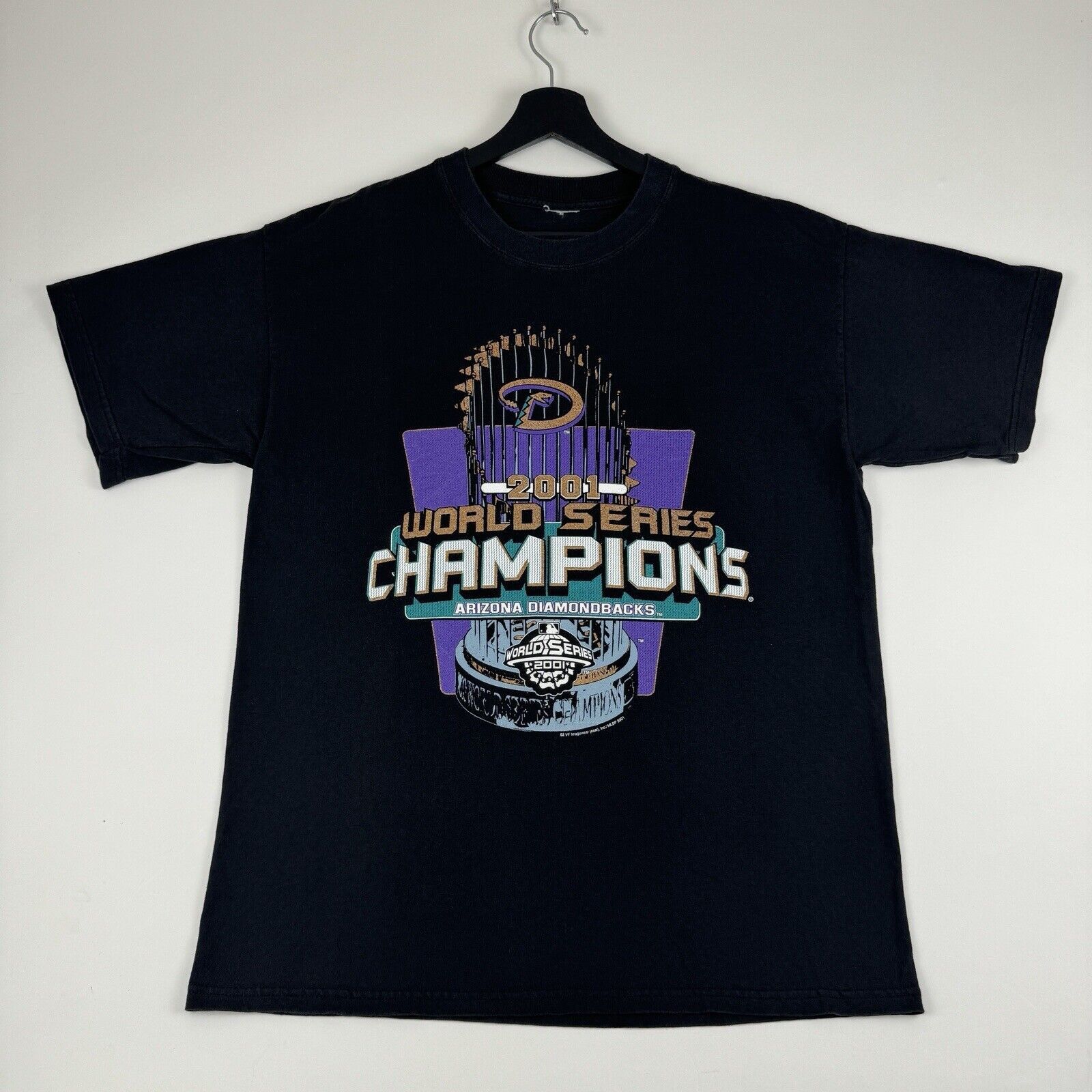 MLB Vintage 2001 Arizona Diamondbacks World Series MLB Baseball Size US L / EU 52-54 / 3 - 1 Thumbnail