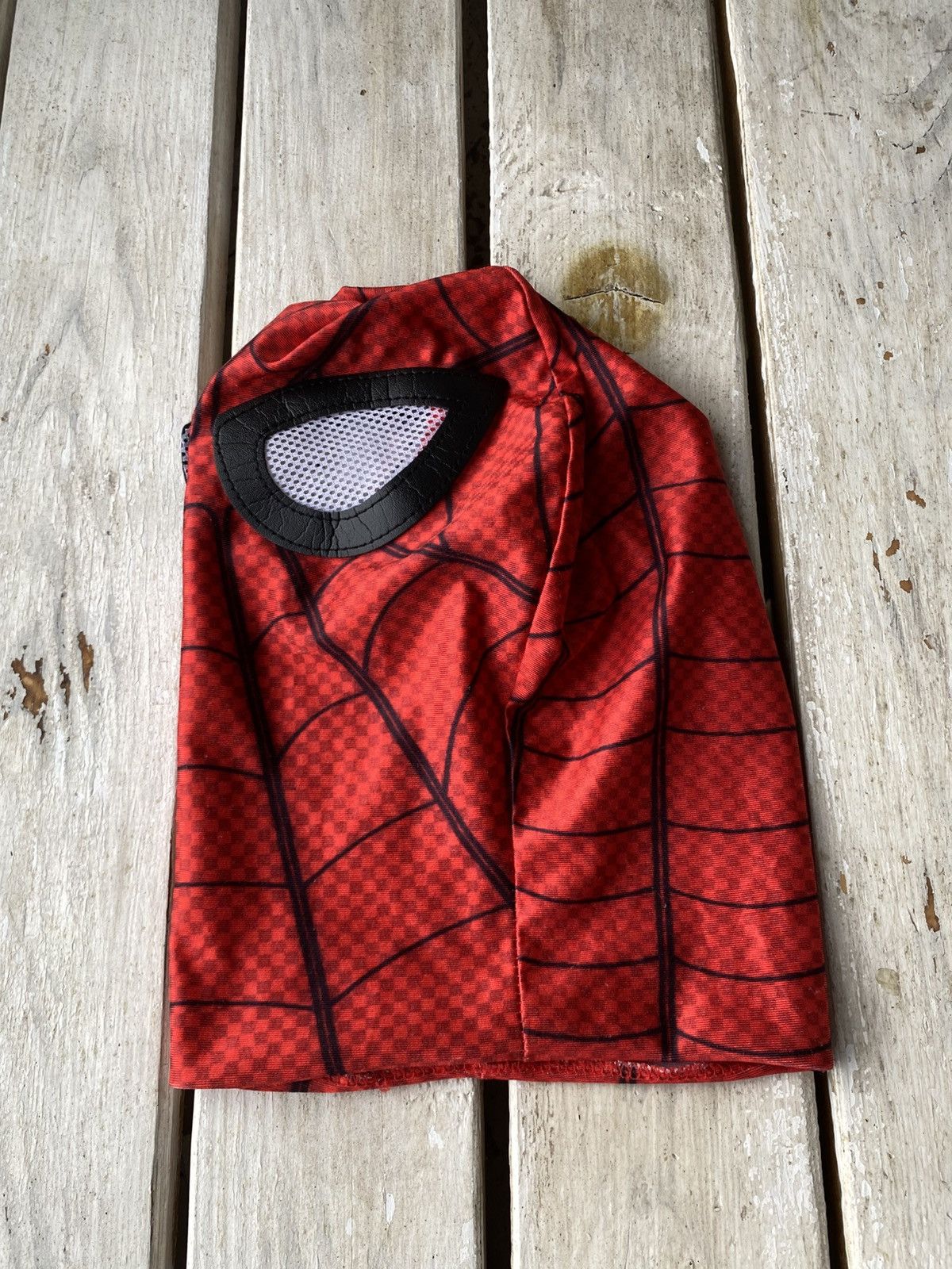 Japanese Brand Japanese Red Balaclava Spider Man Design Masked Hat Size ONE SIZE - 3 Thumbnail