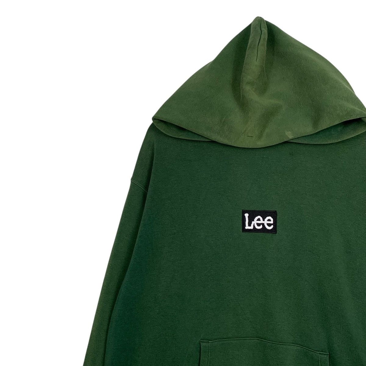 Lee Lee Small Logo Pullover Green Hoodie Size US L / EU 52-54 / 3 - 6 Thumbnail