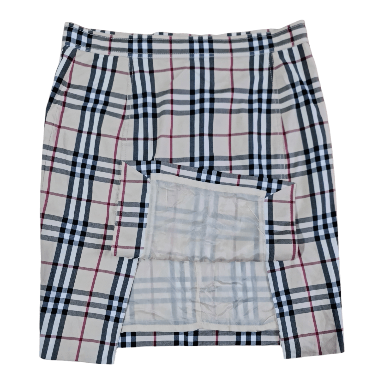 Burberry Burberry London Nova Check plaid Cotton mid length Skirt Size 32" / US 10 / IT 46 - 5 Thumbnail