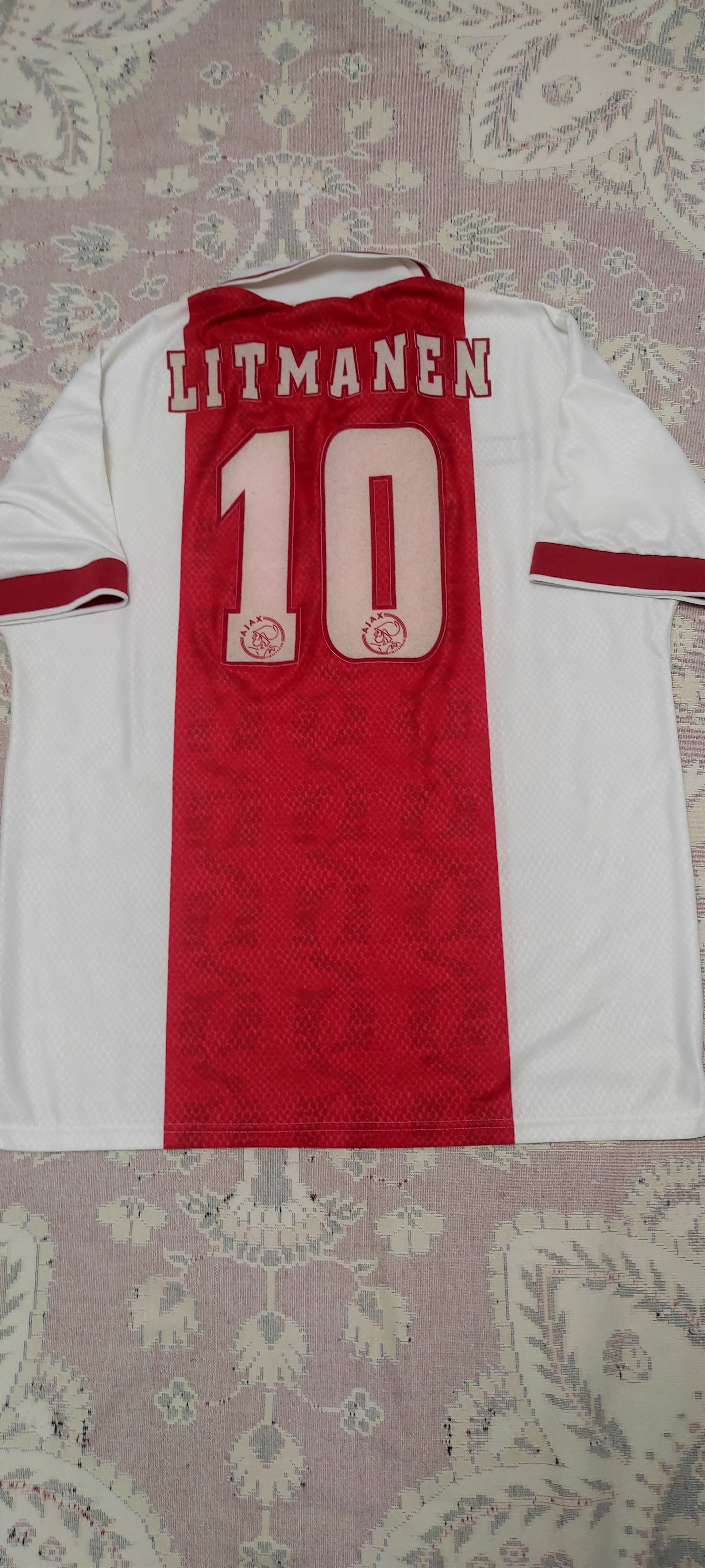 Umbro Ajax #9 Van Basten Home football shirt 1998 - 1999 Rare Size US L / EU 52-54 / 3 - 1 Thumbnail