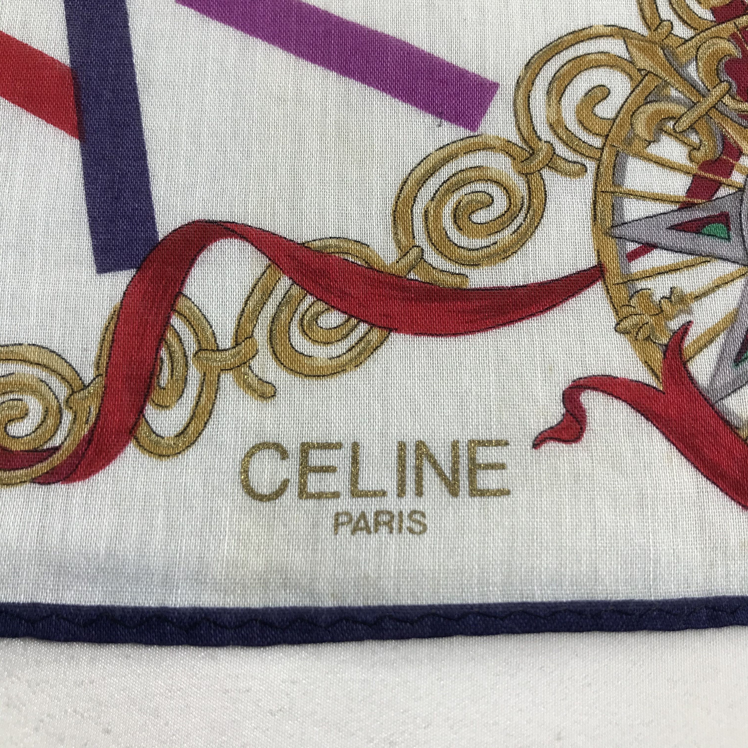 Celine Celine Handkerchief Neckerchief Bandana H84 Size ONE SIZE - 4 Thumbnail