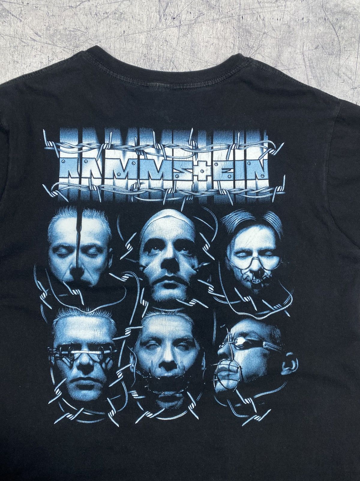 Band Tees Rammstein Double-Sided Graphic Band T-Shirt Vintage Y2K Size US L / EU 52-54 / 3 - 14 Thumbnail