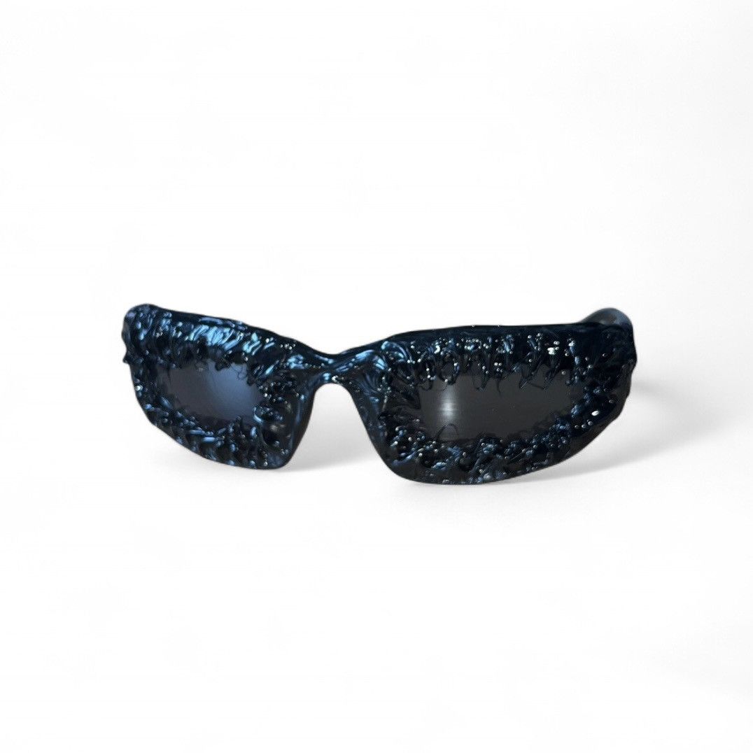 Vintage Spider Aestethic Streetwear Punk Sunglasses Hip-hop Black Size ONE SIZE - 4 Thumbnail