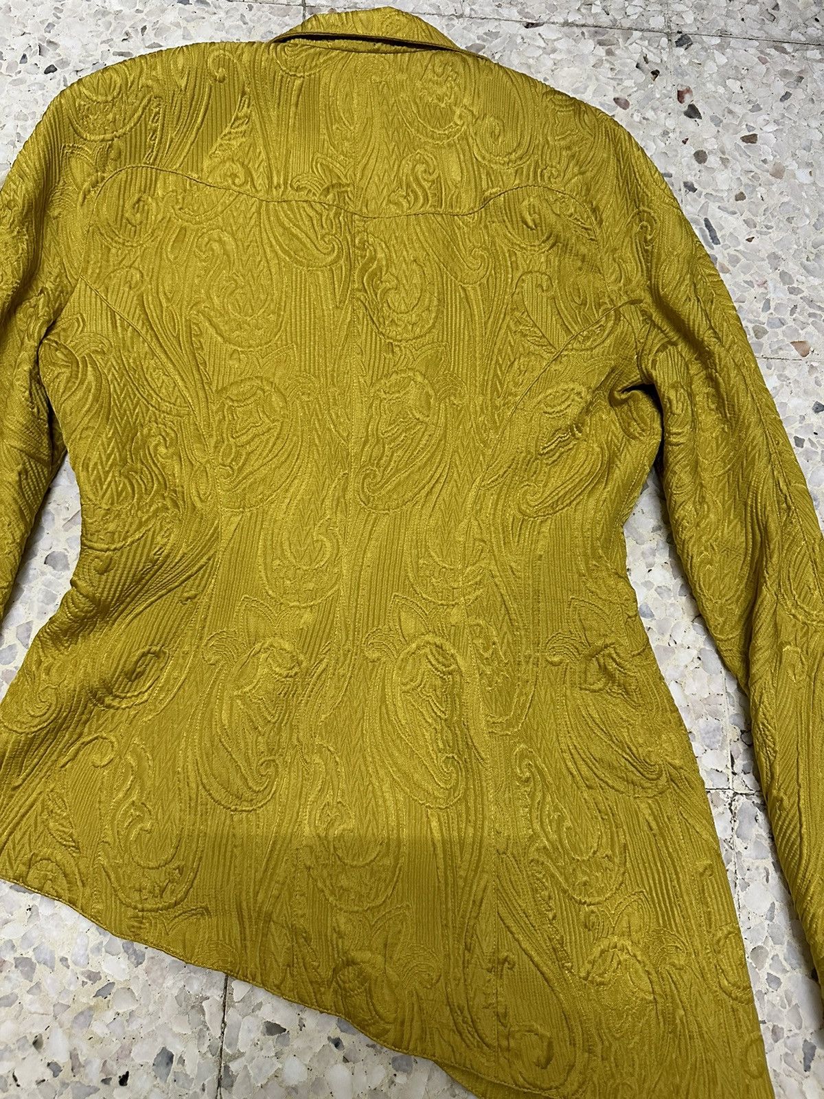 Thierry Mugler Iconic 80s Thierry Mugler Sculpted Jacket Crystal Ribbon 9AT Size M / US 6-8 / IT 42-44 - 10 Thumbnail