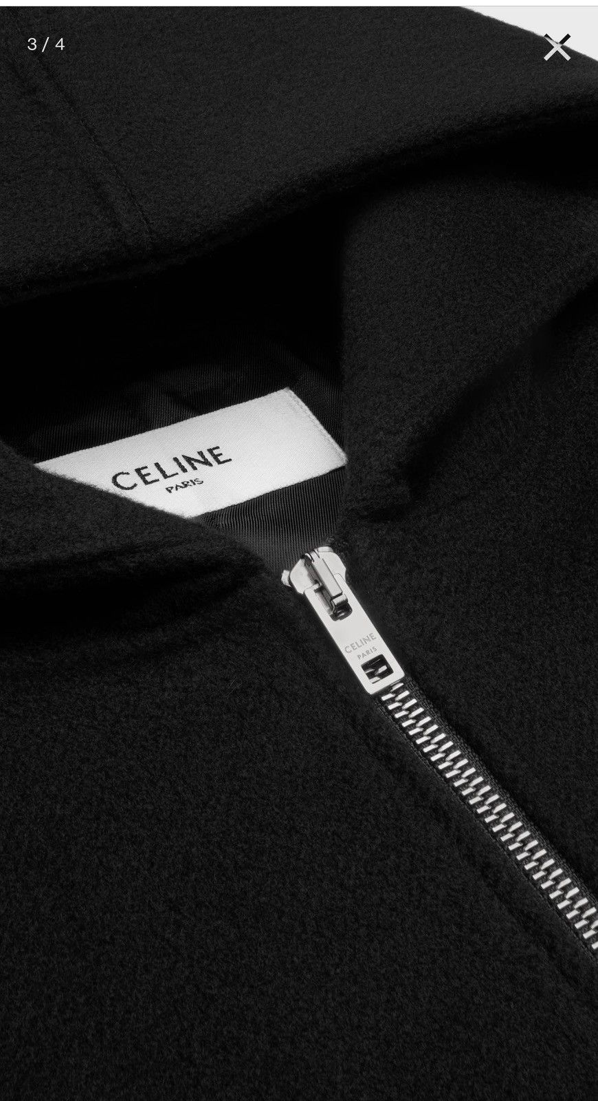 Celine TEDDY JACKET IN DOUBLE-FACE WOOL Size US L / EU 52-54 / 3 - 2 Thumbnail