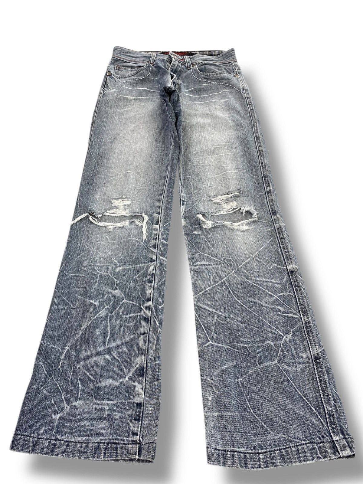 Other Jack Serika Brand Thunder Wash Style Distressed Jeans Size US 28 / EU 44 - 1 Thumbnail