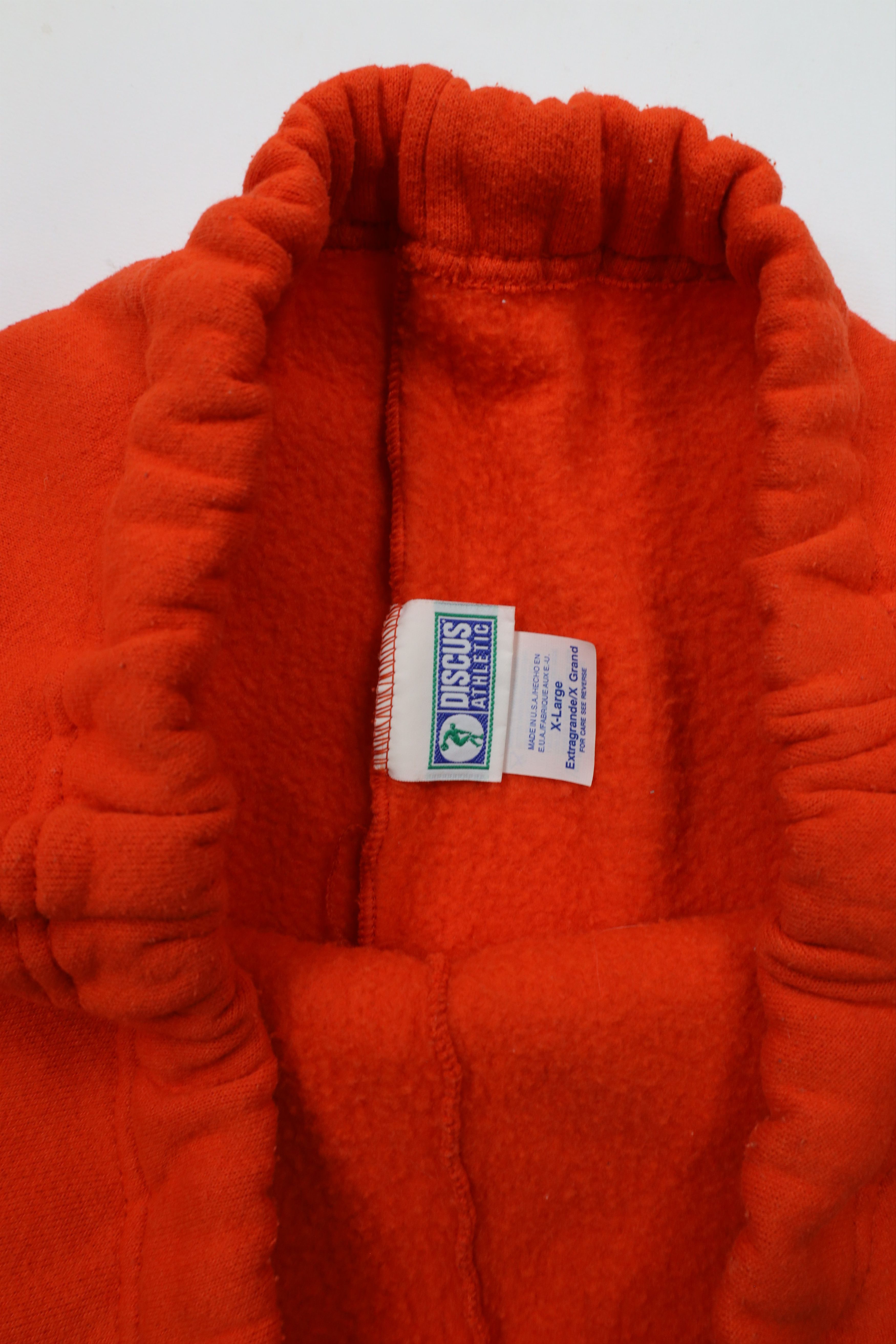 Vintage Vintage 90s Streetwear Heavy Sweatpants Joggers Orange USA Size US 38 / EU 54 - 8 Thumbnail