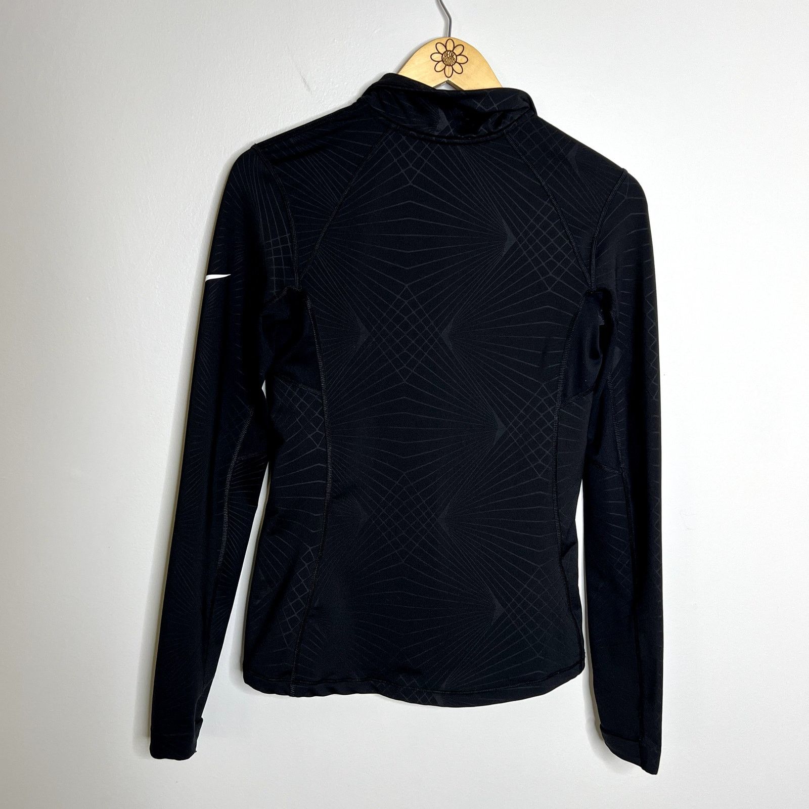 Nike Nike Pro Hyperwarm Black Quarter Zip Top Size M / US 6-8 / IT 42-44 - 5 Thumbnail