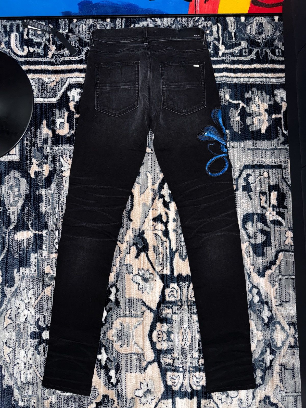 Amiri Amiri snake embroidered jeans Size US 32 / EU 48 - 3 Thumbnail
