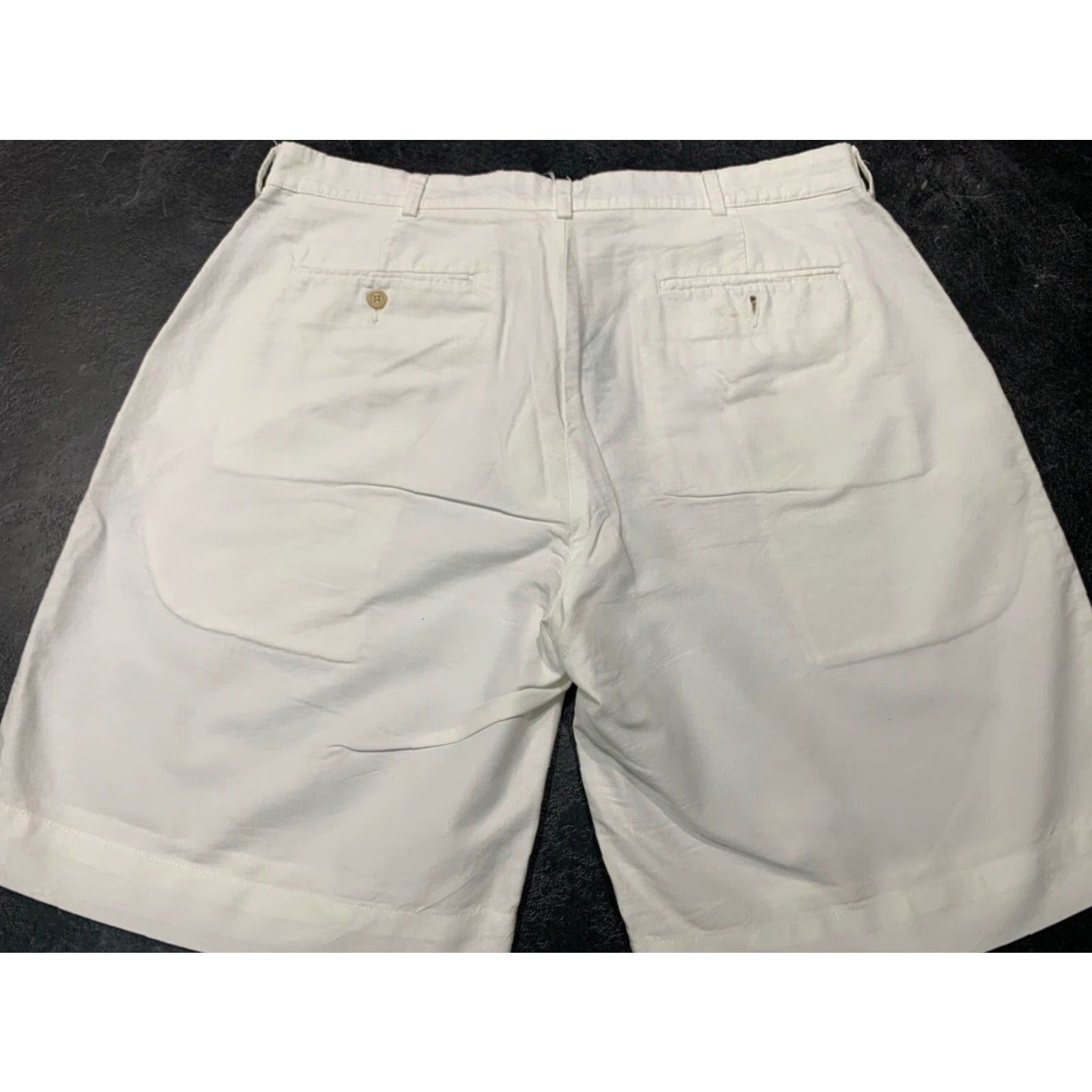 Polo Ralph Lauren Polo Ralph Lauren Classic Fit Chino Golf Shorts 36 White Flat Front Mens Size US M / EU 48-50 / 2 - 2 Thumbnail