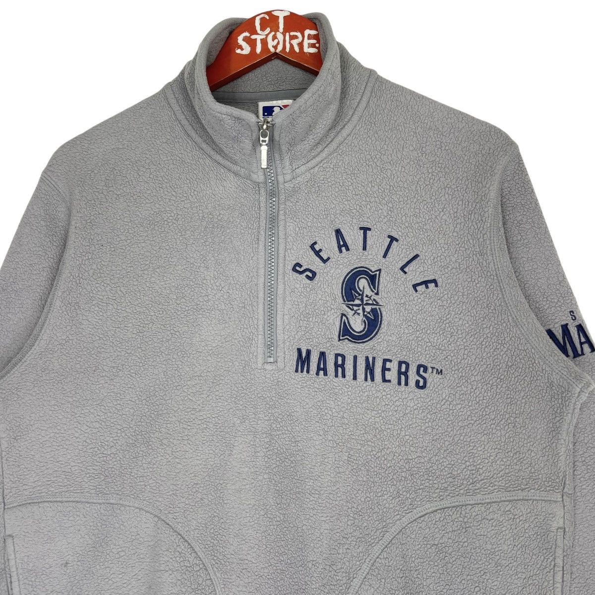 MLB × NCAA MLB Seattle Marines Half Zipper Sweatshirt Size US M / EU 48-50 / 2 - 3 Thumbnail