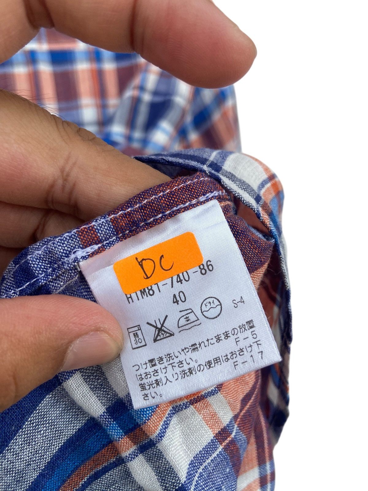 Mackintosh Mackintosh Philosophy check Shirt Size US L / EU 52-54 / 3 - 4 Thumbnail