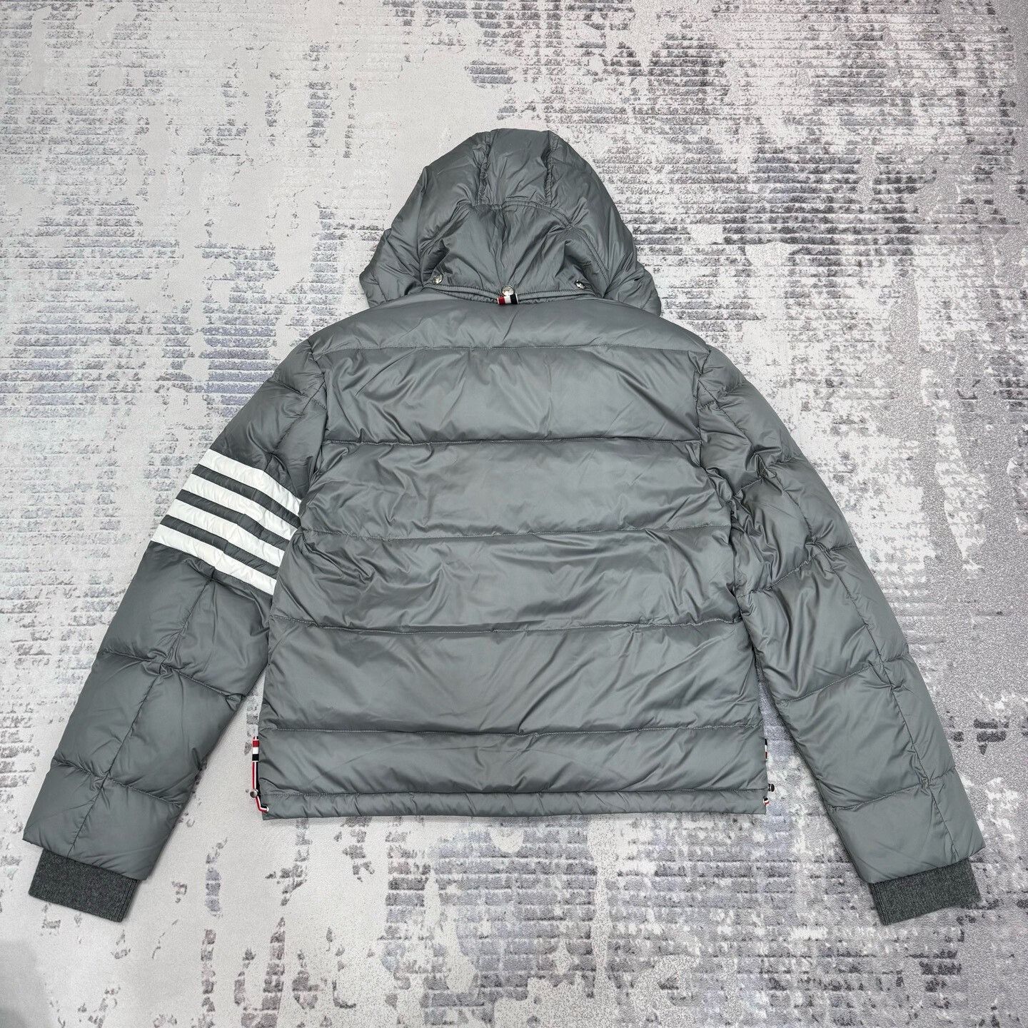 Thom Browne thom browne men's nylon down jacket gray Size US M / EU 48-50 / 2 - 2 Thumbnail