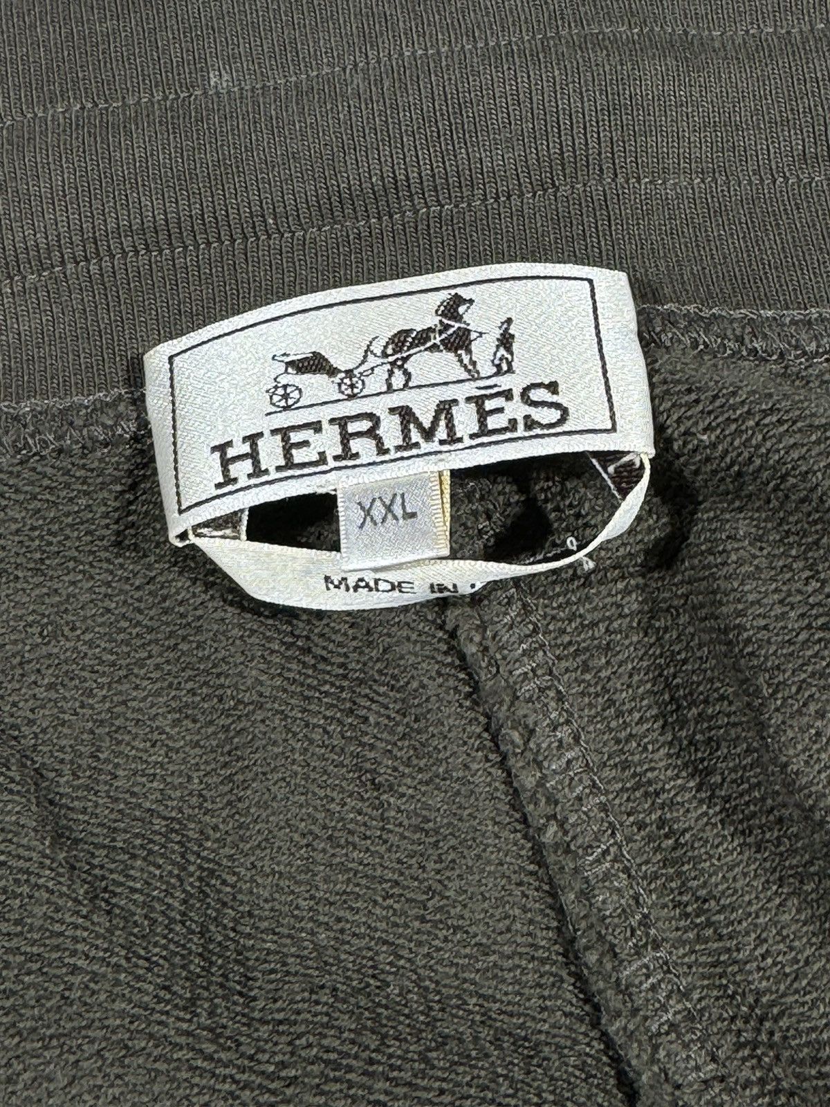 Hermes Hermes Mens Knitwear Crewneck + Short Set Sz XXL Olive Size US XXL / EU 58 / 5 - 15 Thumbnail