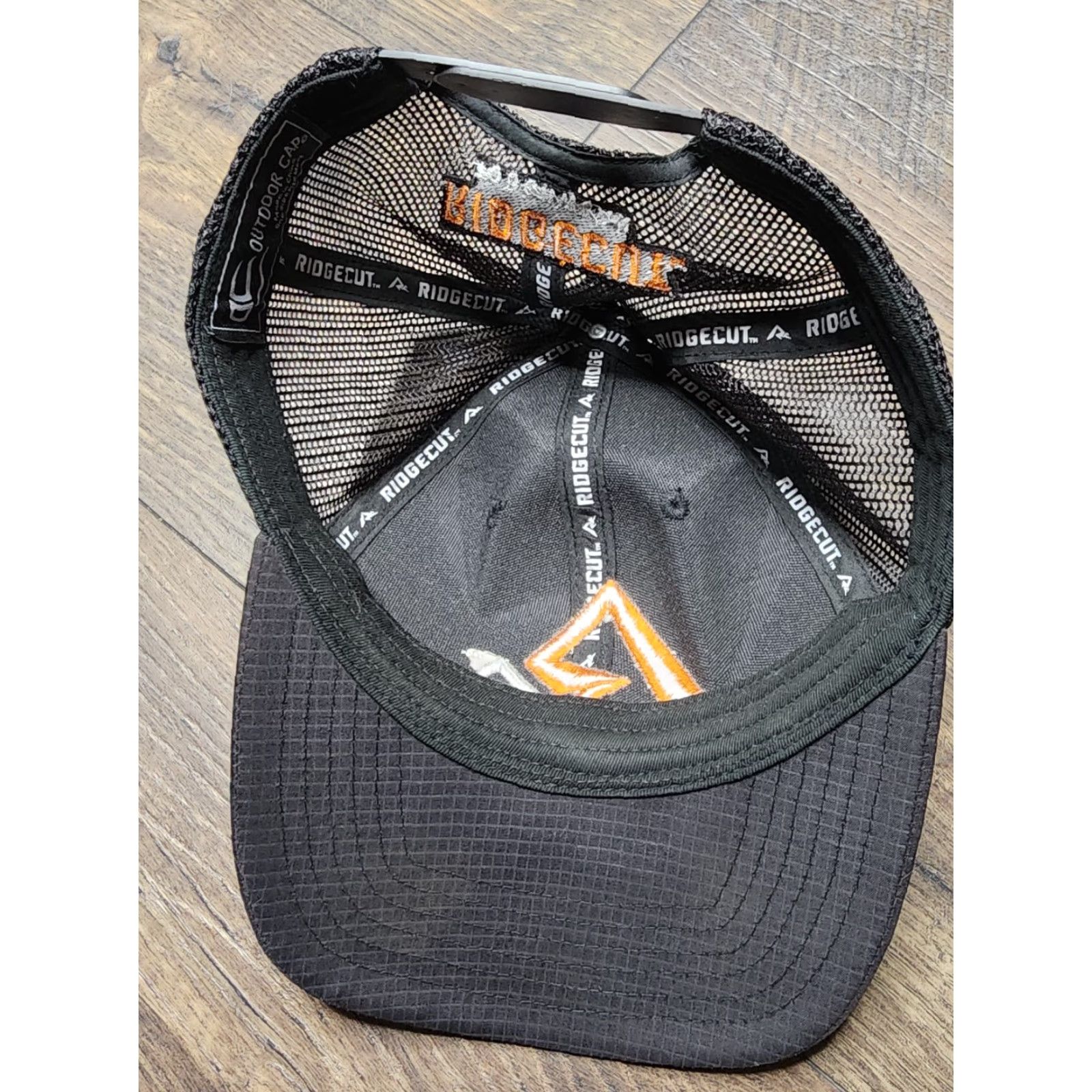 LIV Outdoor Ridge Cut Toughwear Snapback Hat Logo Embroidered Dad Cap Adjustable BK Size ONE SIZE - 3 Thumbnail