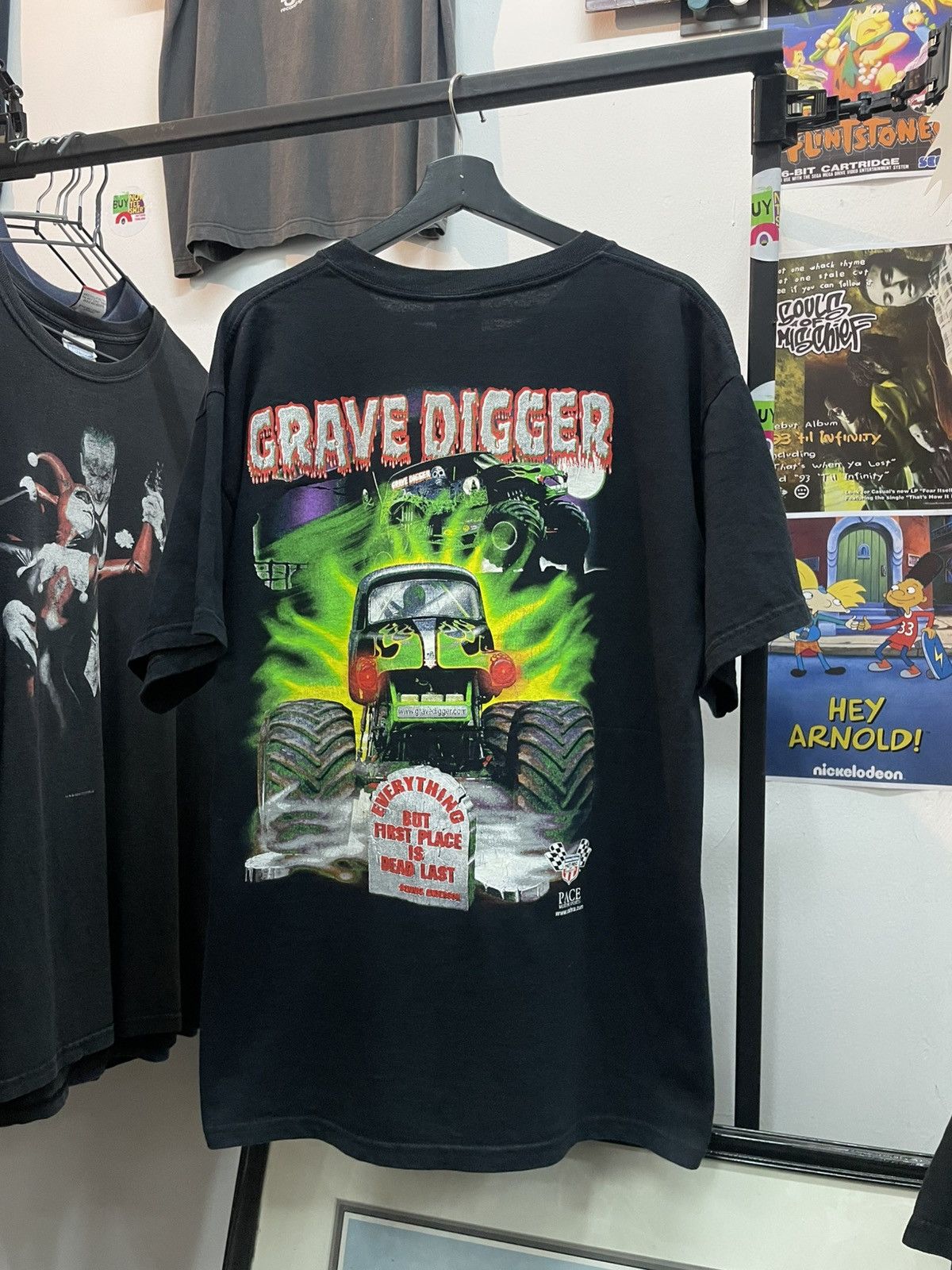 Band Tees GRAVE DIGGER Size US L / EU 52-54 / 3 - 6 Thumbnail