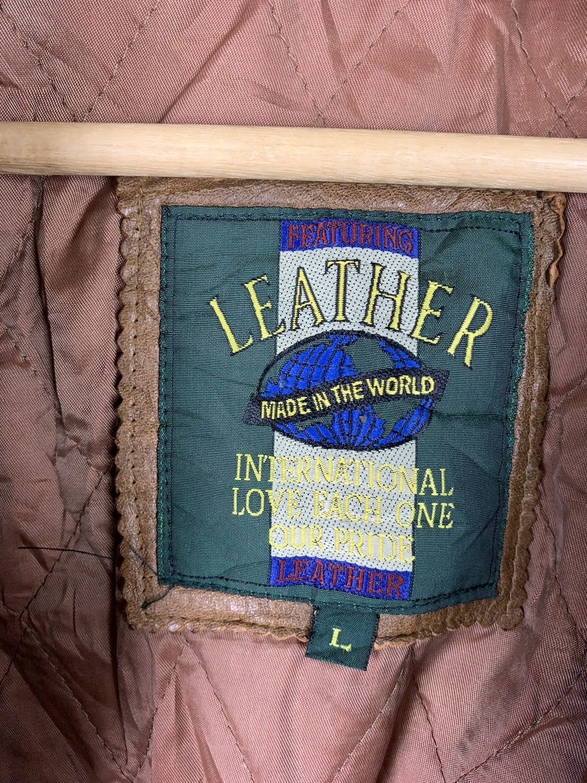 14th Addiction Vintage Japanese Brand Leather Bomber Jacket Size US L / EU 52-54 / 3 - 19 Thumbnail