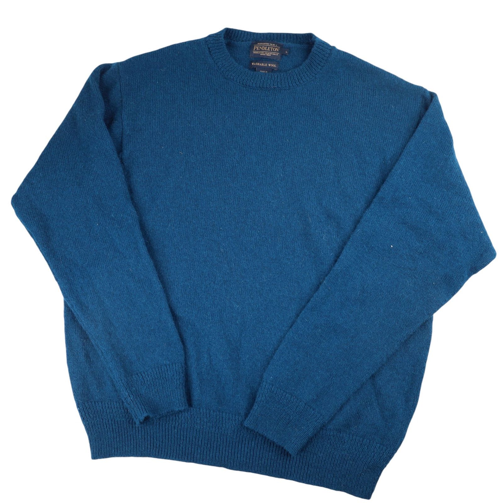 Pendleton Blue Wool 2024 Sweater Sz L