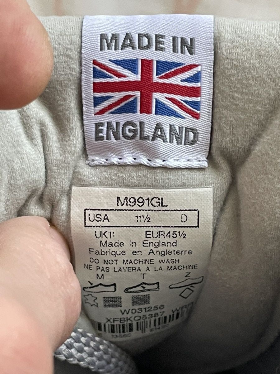 New Balance New Balance Made in UK M991GL Size US 11.5 / EU 44-45 - 6 Thumbnail
