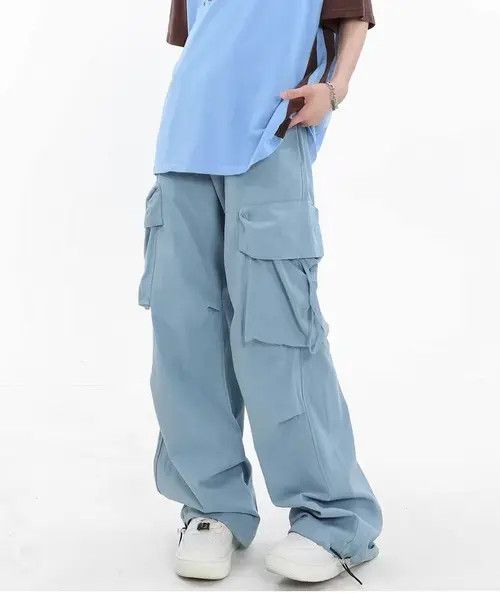Japanese Brand Mizuki x Mint Retro High Street Hip Hop Loose Casual Pants Size US 31 - 2 Thumbnail