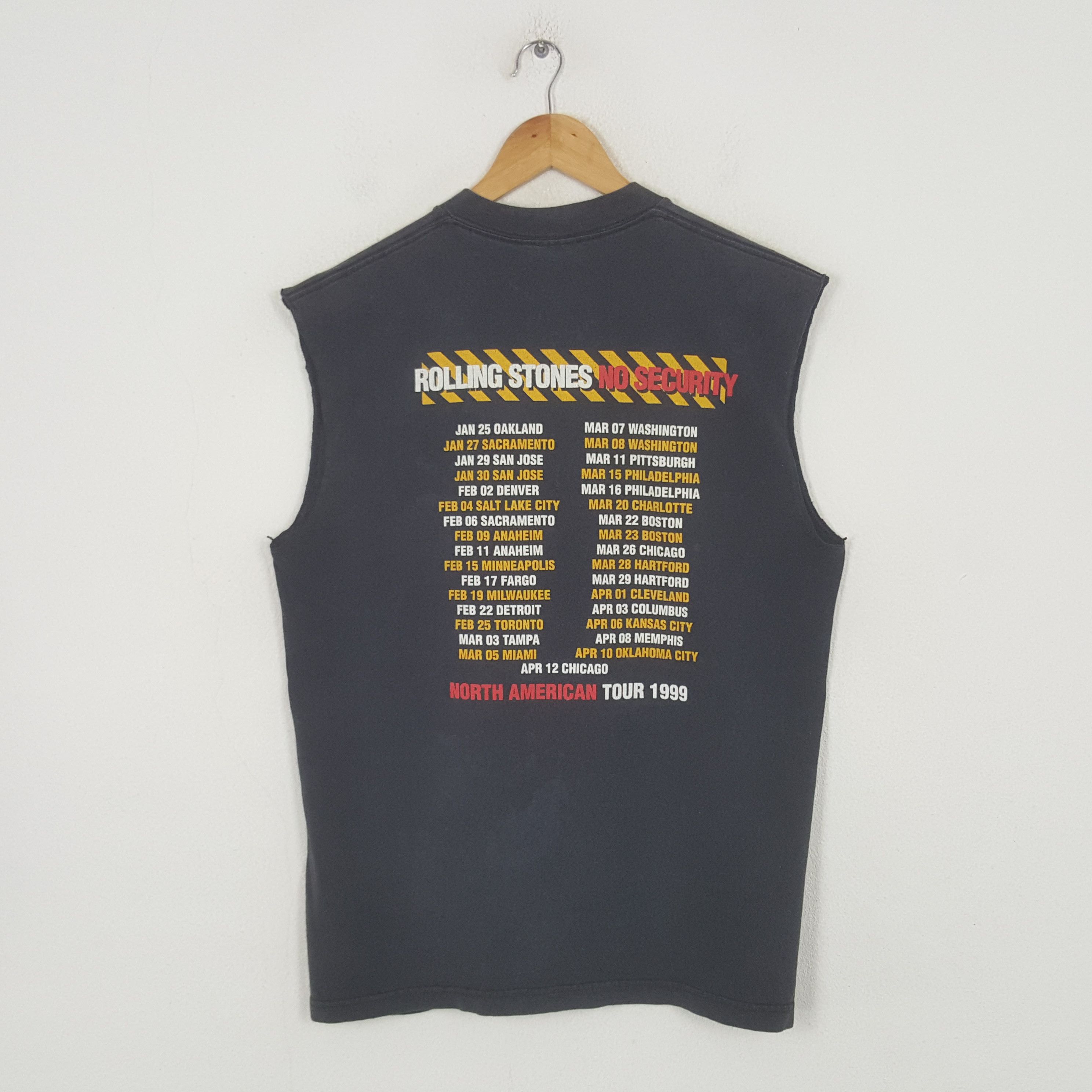 TEE JAYS Vintage Rolling Stones North American Tour 1999 Tshirt RR24 Size US L / EU 52-54 / 3 - 1 Thumbnail