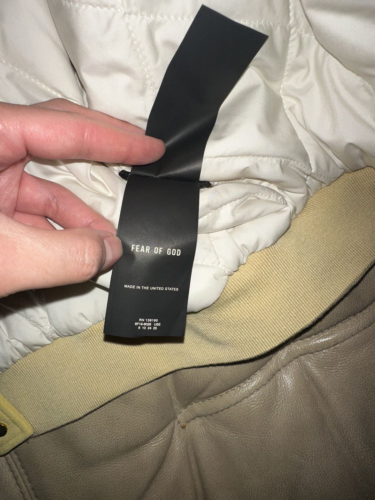 Fear of God Fear of God Sixth Collection Varsity Bomber Jacket Size US L / EU 52-54 / 3 - 9 Thumbnail