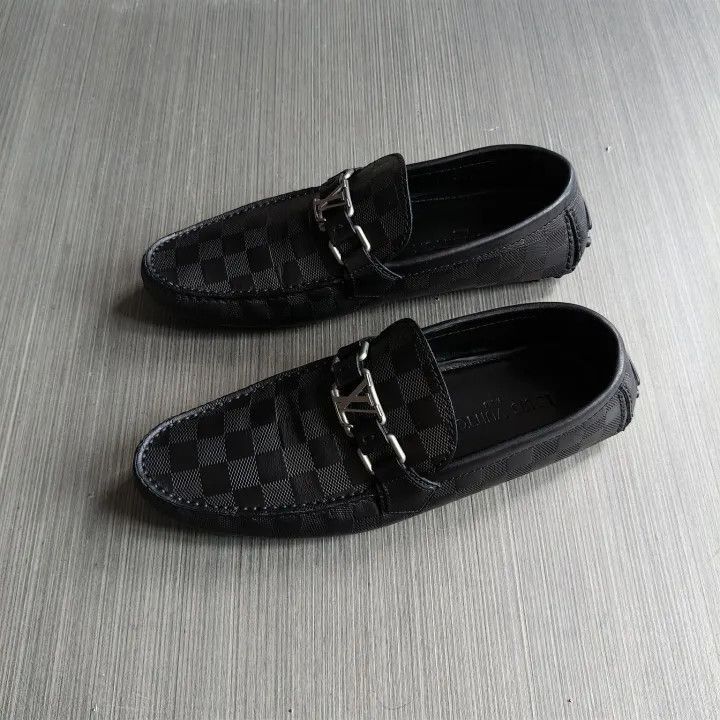 Louis Vuitton Louis Vuitton Black Moccasin Loafers -2508 Size US 8 / EU 41 - 1 Thumbnail