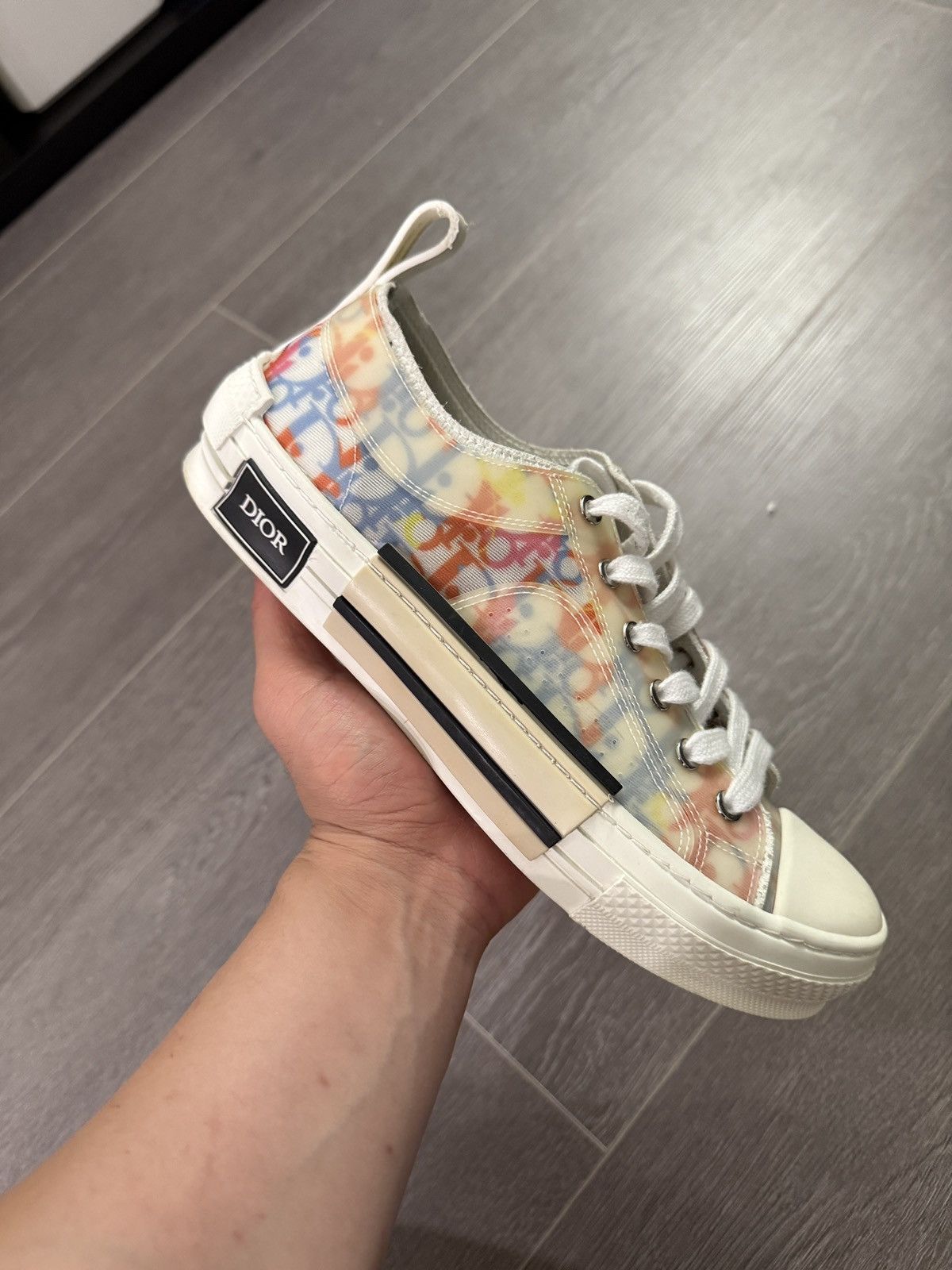 Dior Dior B23 Low Top MULTICOLOR Oblique Size US 8 / EU 41 - 6 Thumbnail