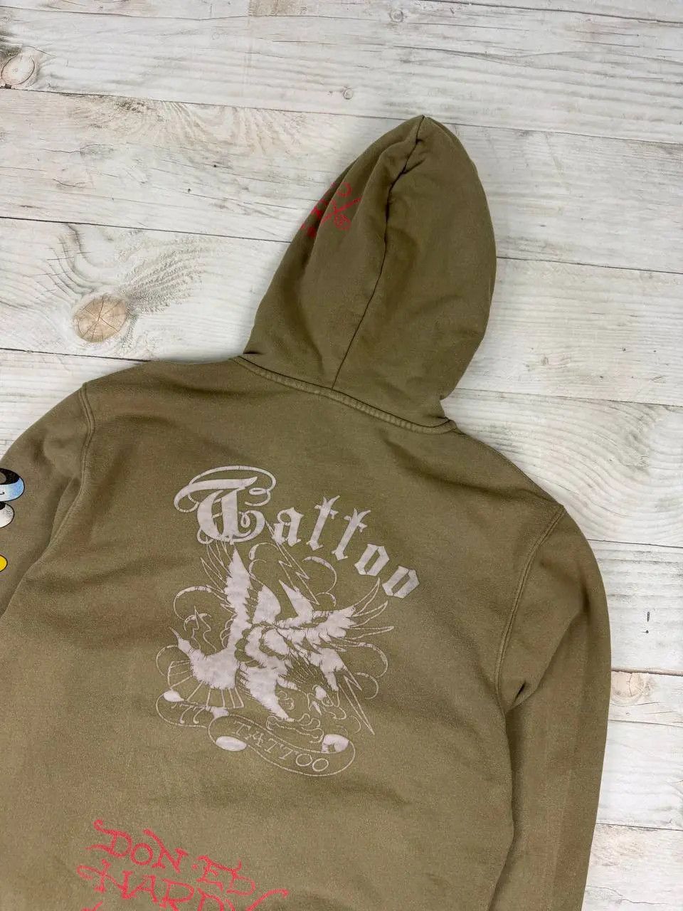Ed Hardy Vintage Ed Hardy By Christian Audigier Hoodie Tatto Y2K 90s Size US S / EU 44-46 / 1 - 16 Thumbnail