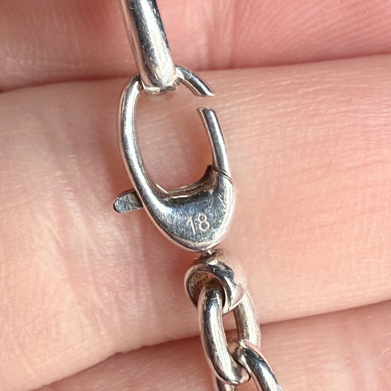 Gucci Gucci 925 Sterling Silver GG Britt Chain Bracelet Size ONE SIZE - 8 Thumbnail