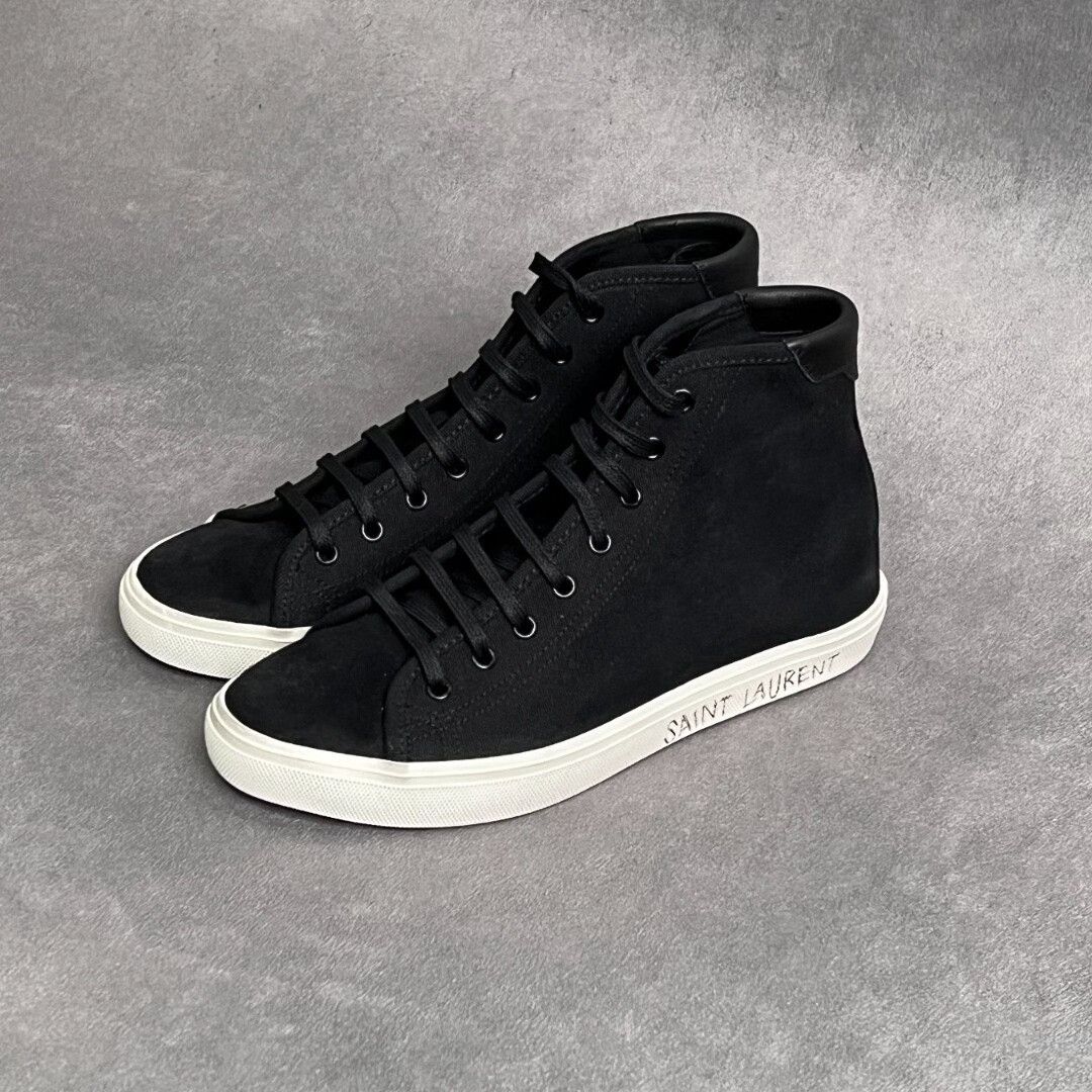 Saint Laurent Paris Saint Laurent Paris Casual Black Hitop Sneakers 7 Men Size US 7 / EU 40 - 1 Thumbnail