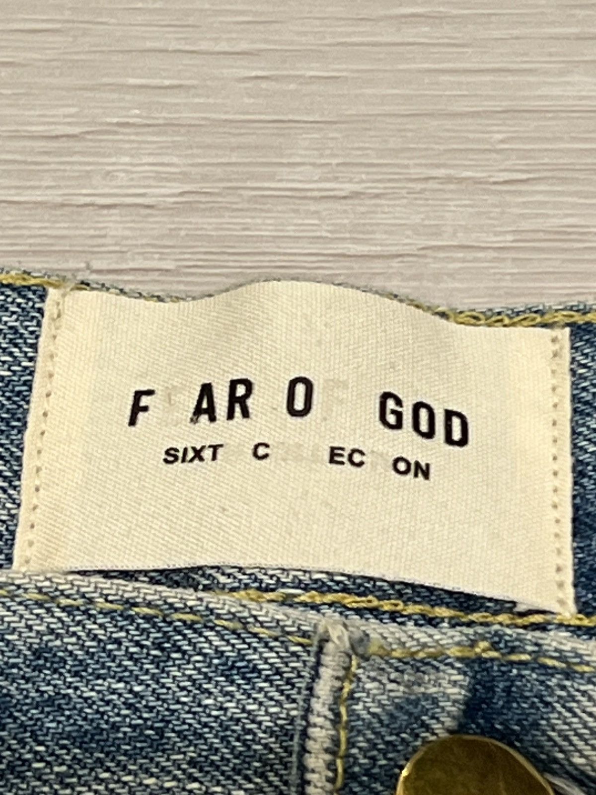 Fear of God Fear of God 6th Collection Distressed Denim Size US 34 / EU 50 - 7 Thumbnail