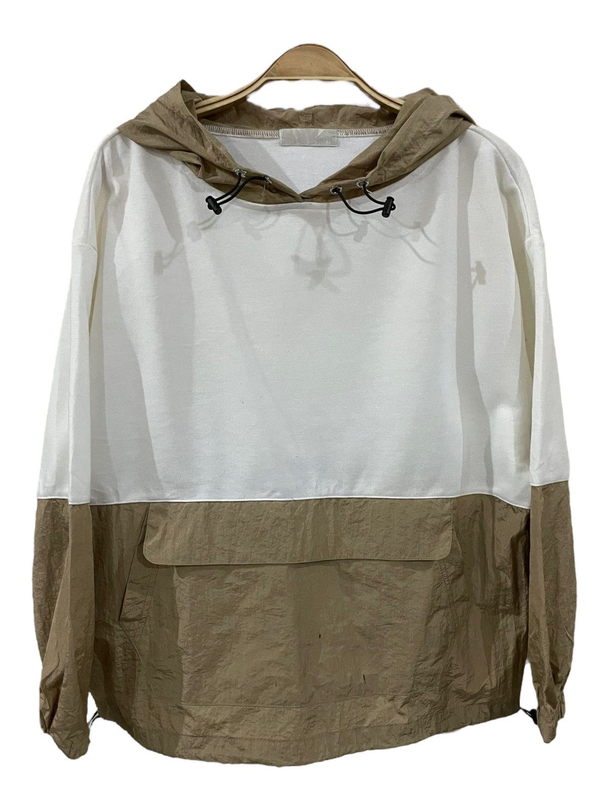 Japanese Brand Galyge Baggy Pull Over Cotton Double Mixed Fabric Jacket Size M / US 6-8 / IT 42-44 - 1 Thumbnail